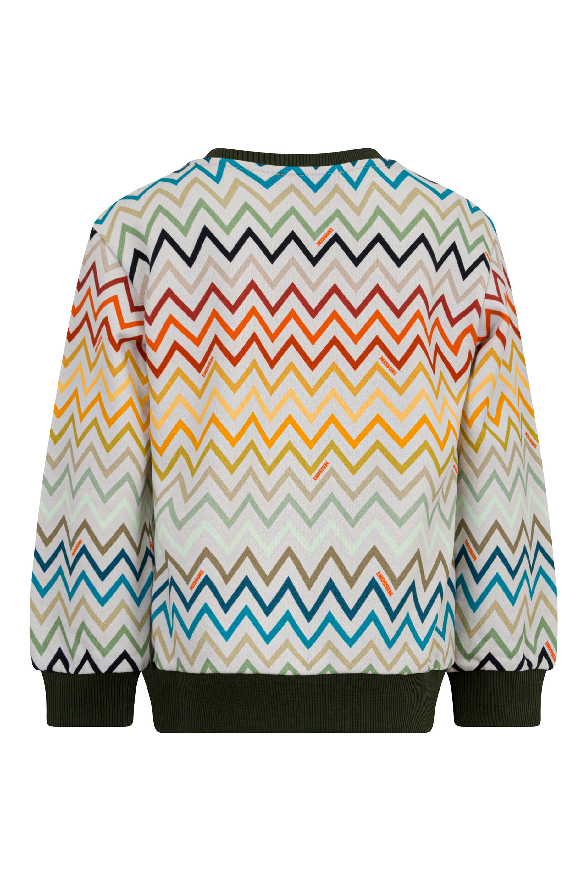 Kids Zig Zag Fleece Long Sleeve Crewneck Sweatshirt