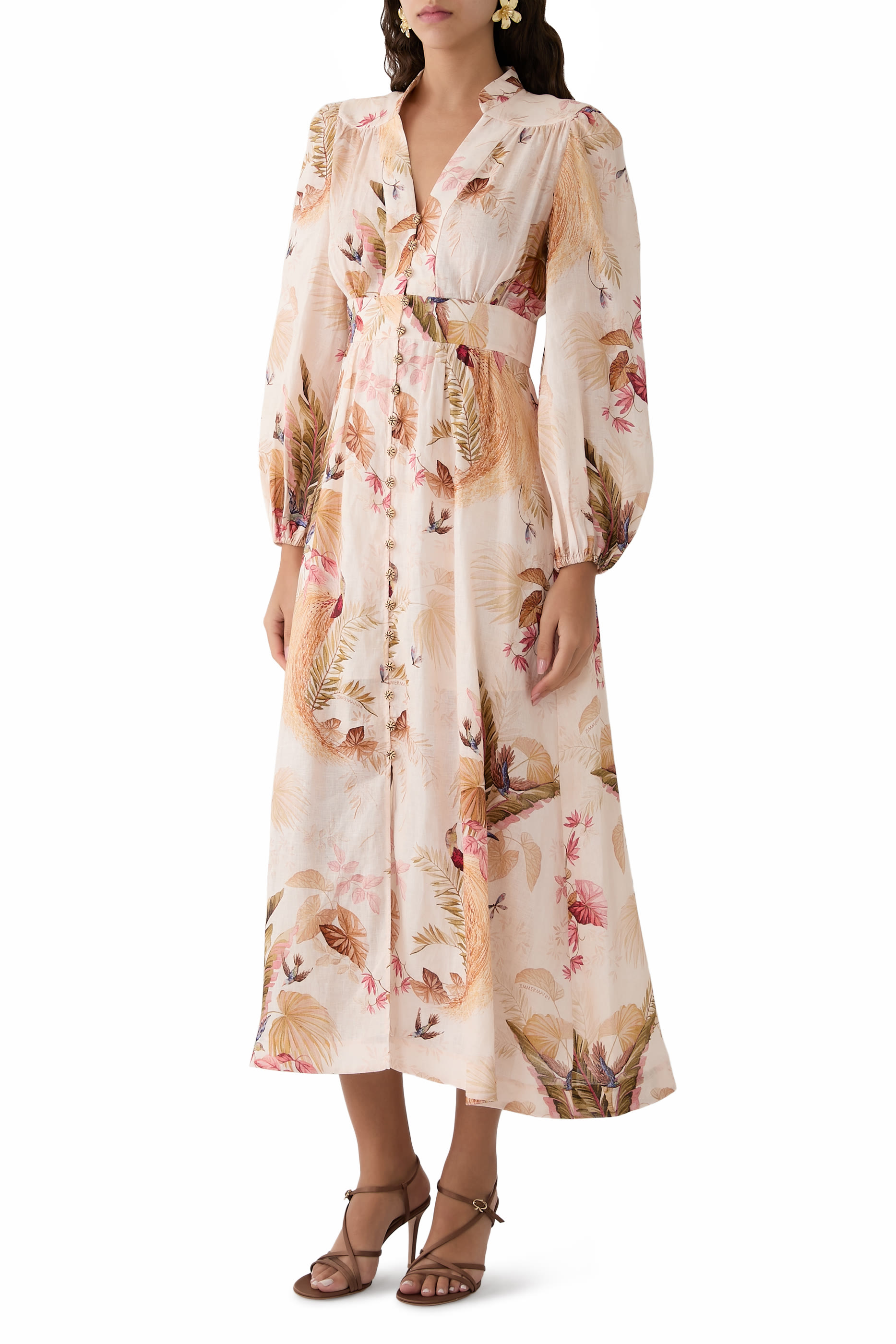 Ascension Plunge Midi Dress