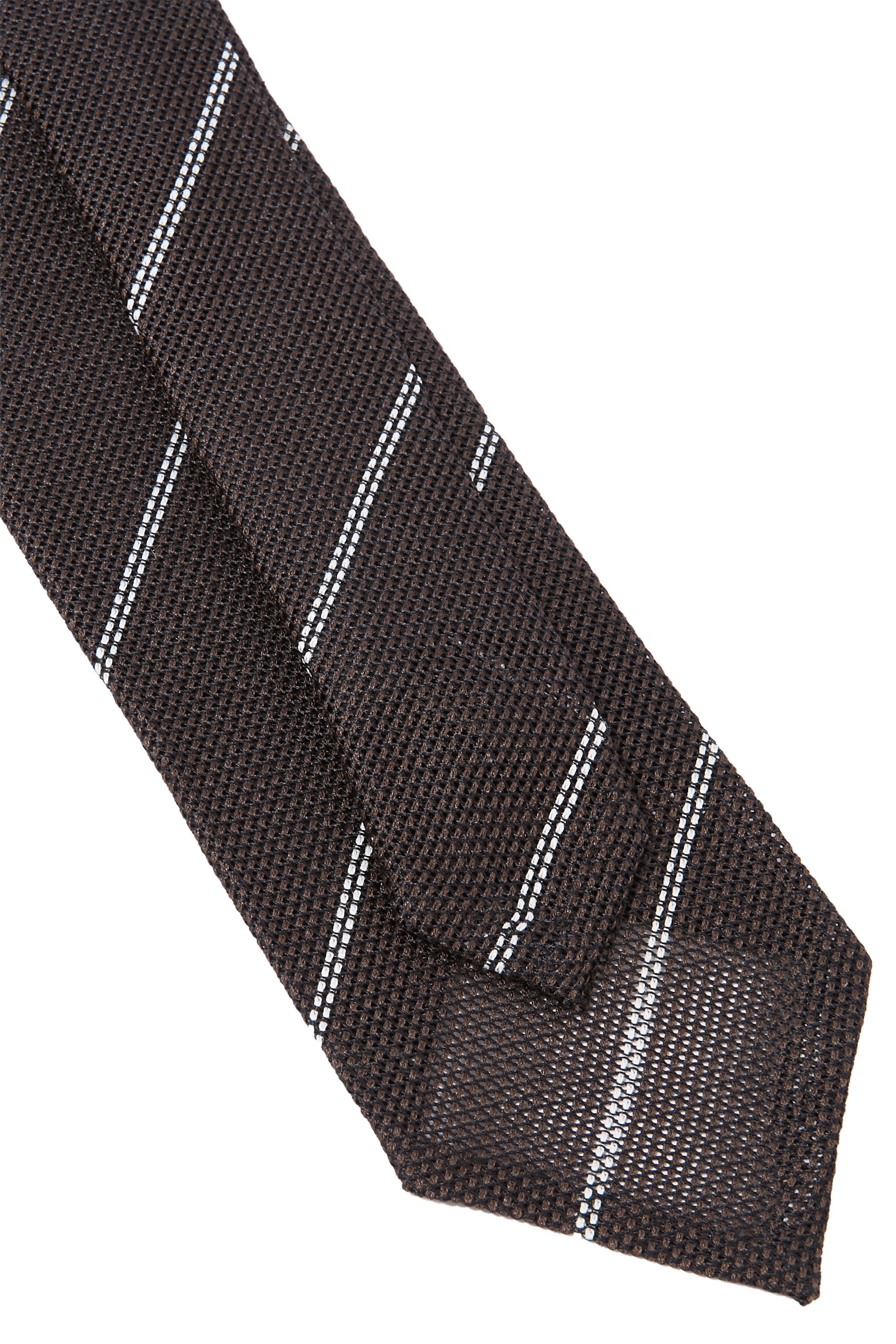 Striped Grenadine Silk Tie