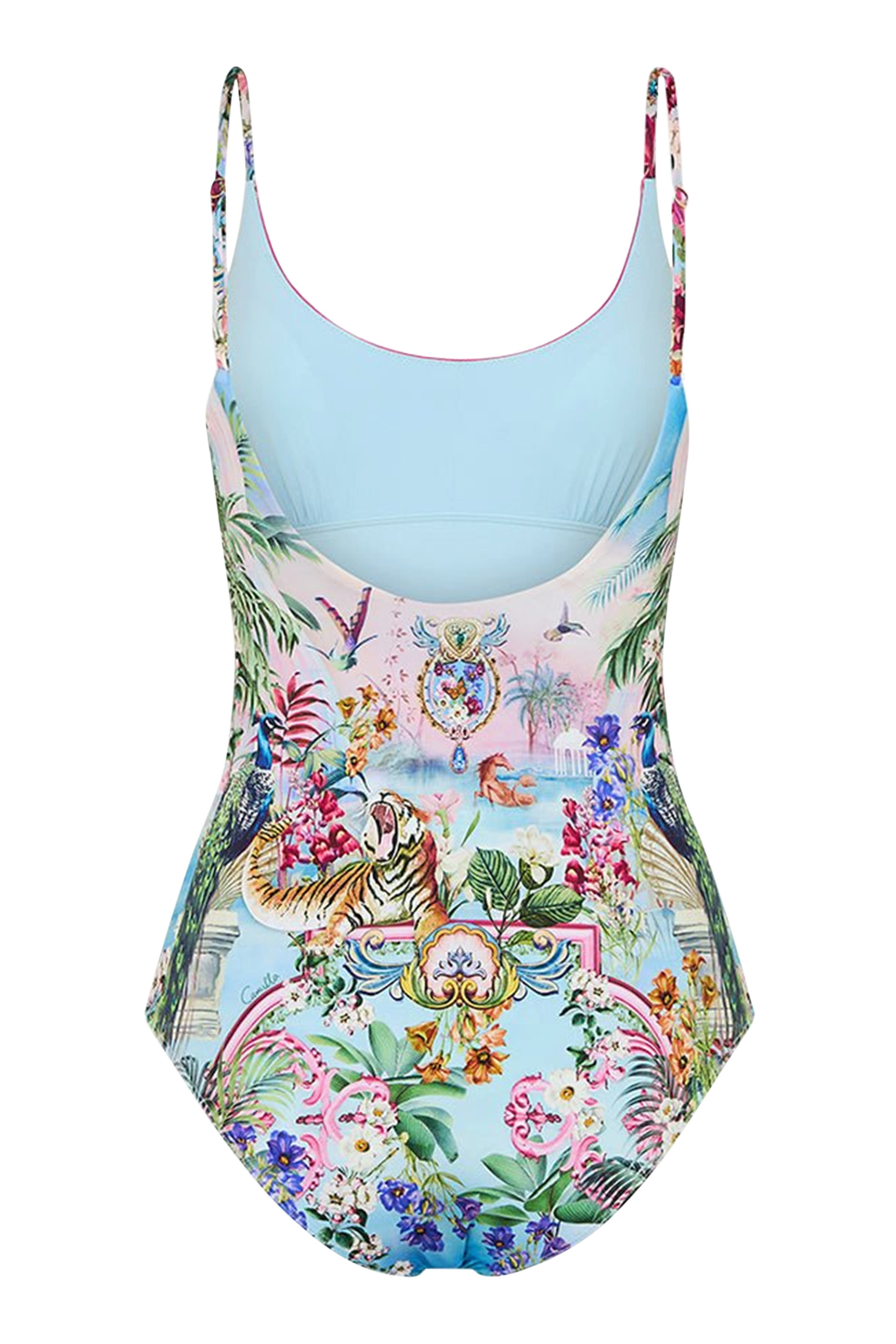 Scoop Neck One-Piece Swimsuit