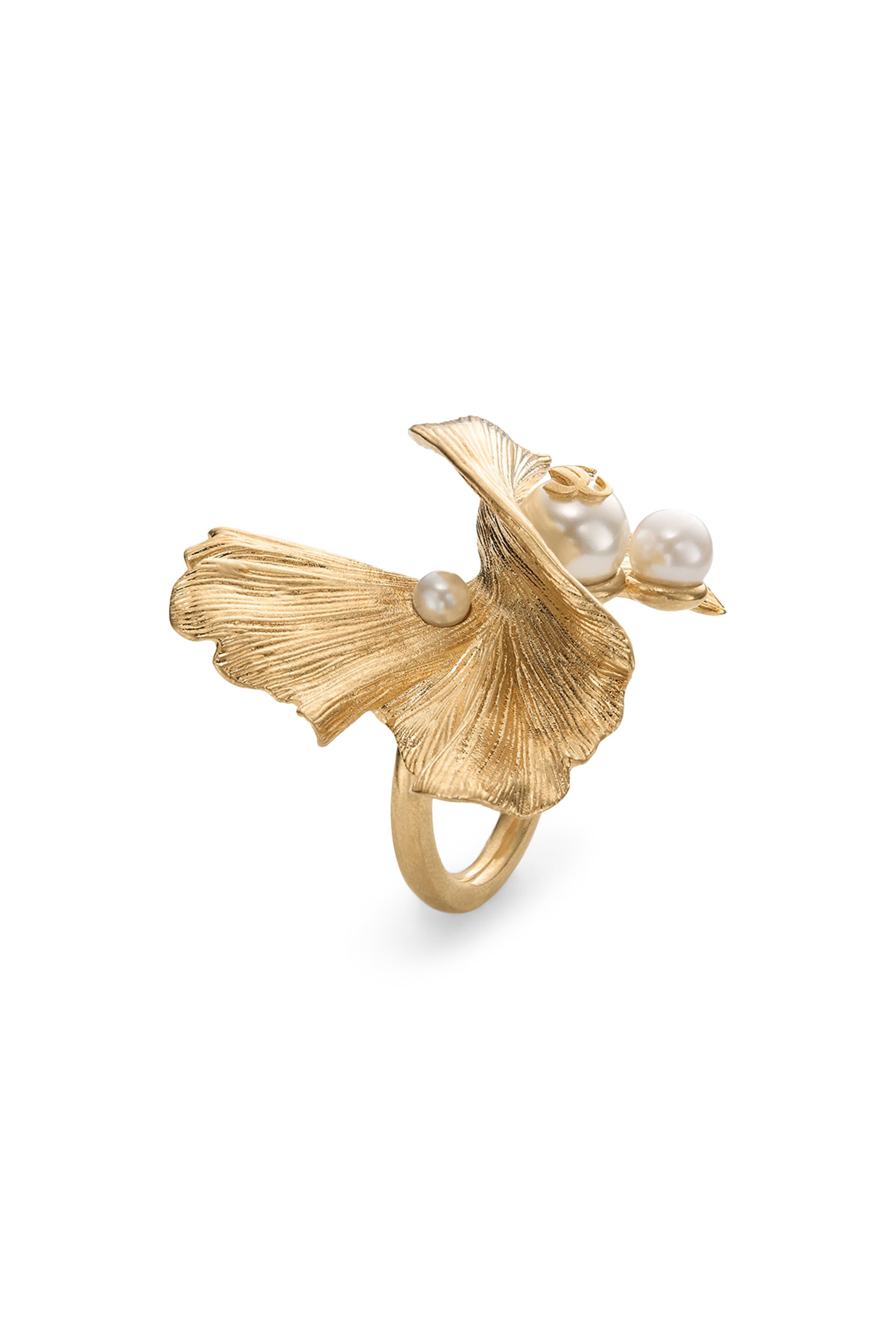 Wave Pearl Ring