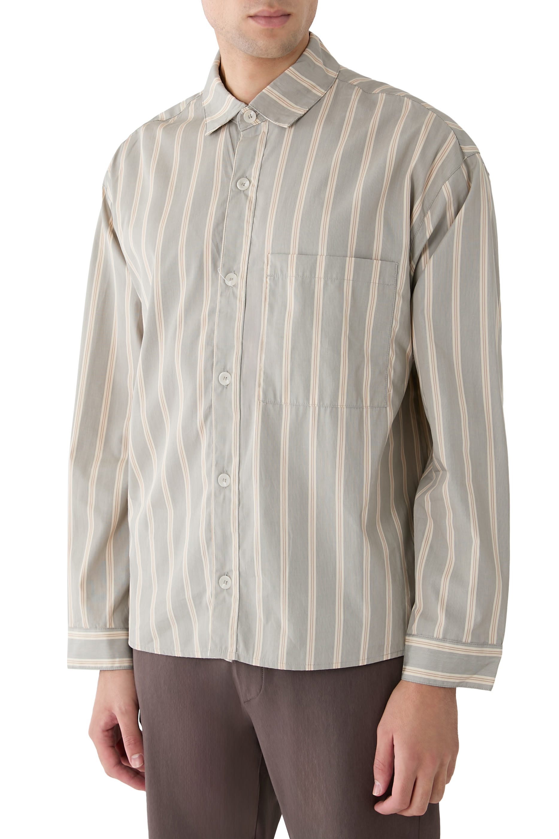 Stripe Box Dress Shirt