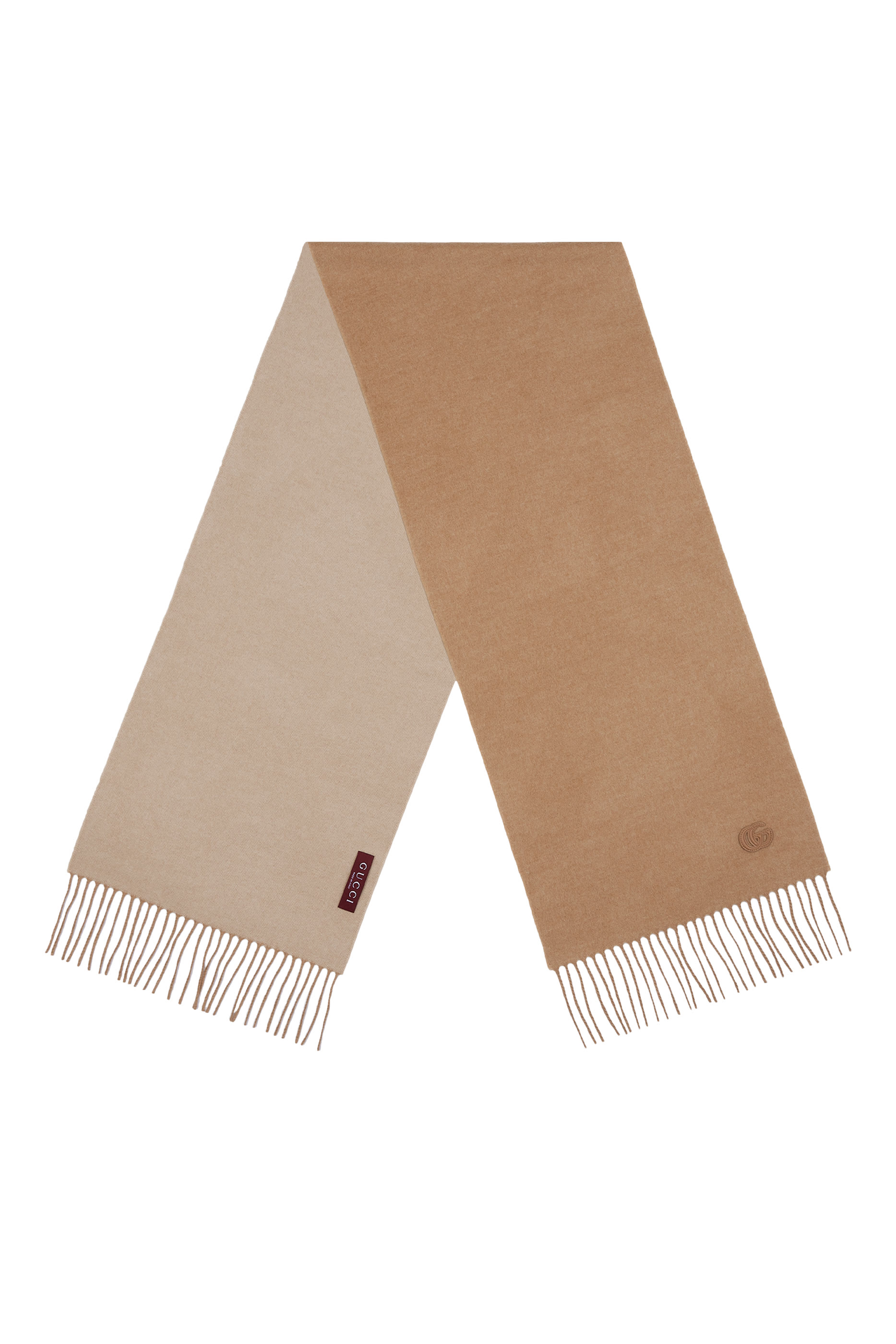 Logo Patch Cashmere Scarf