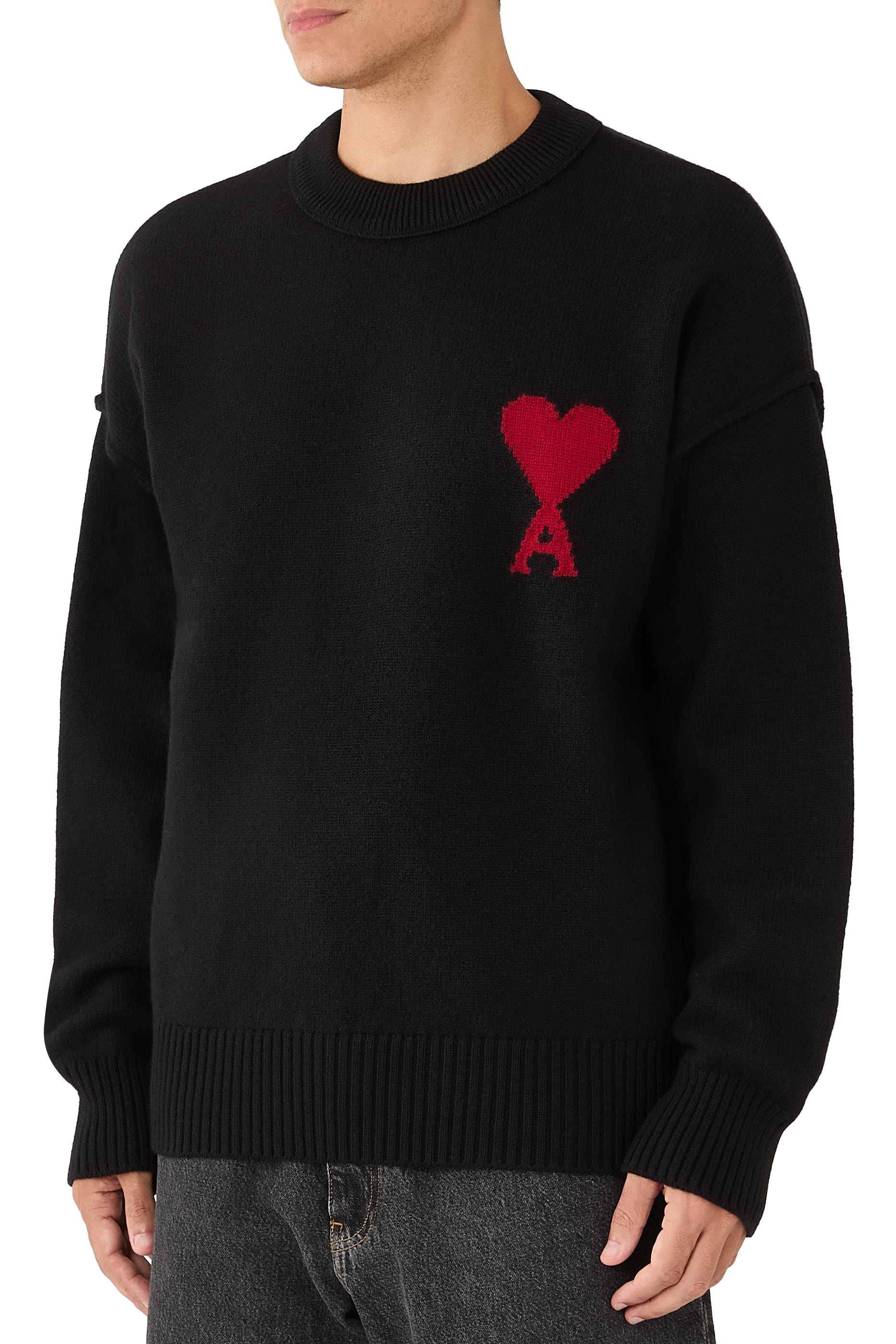 Crewneck Wool Sweater 