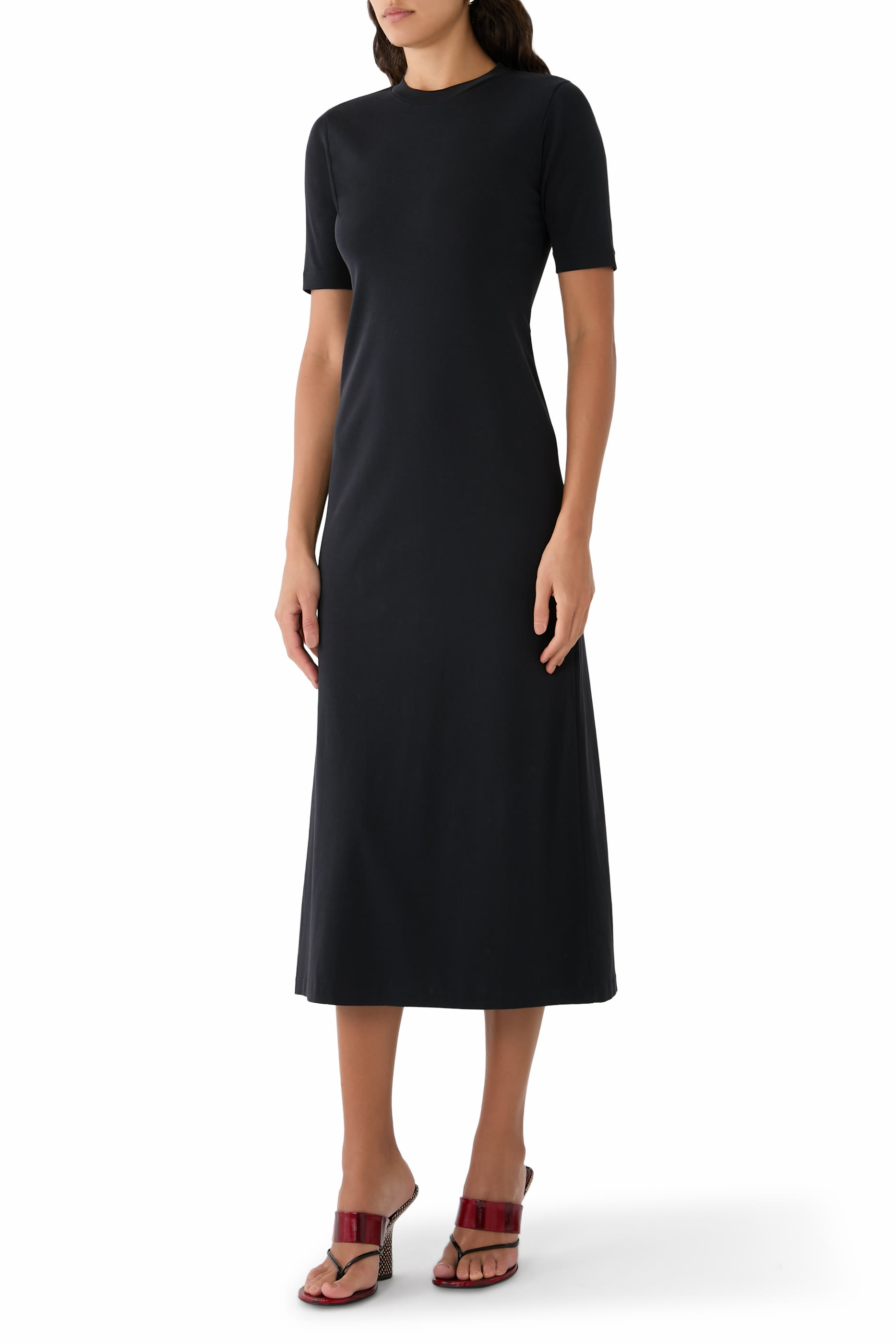 Organic Cotton Fine Rib Dress