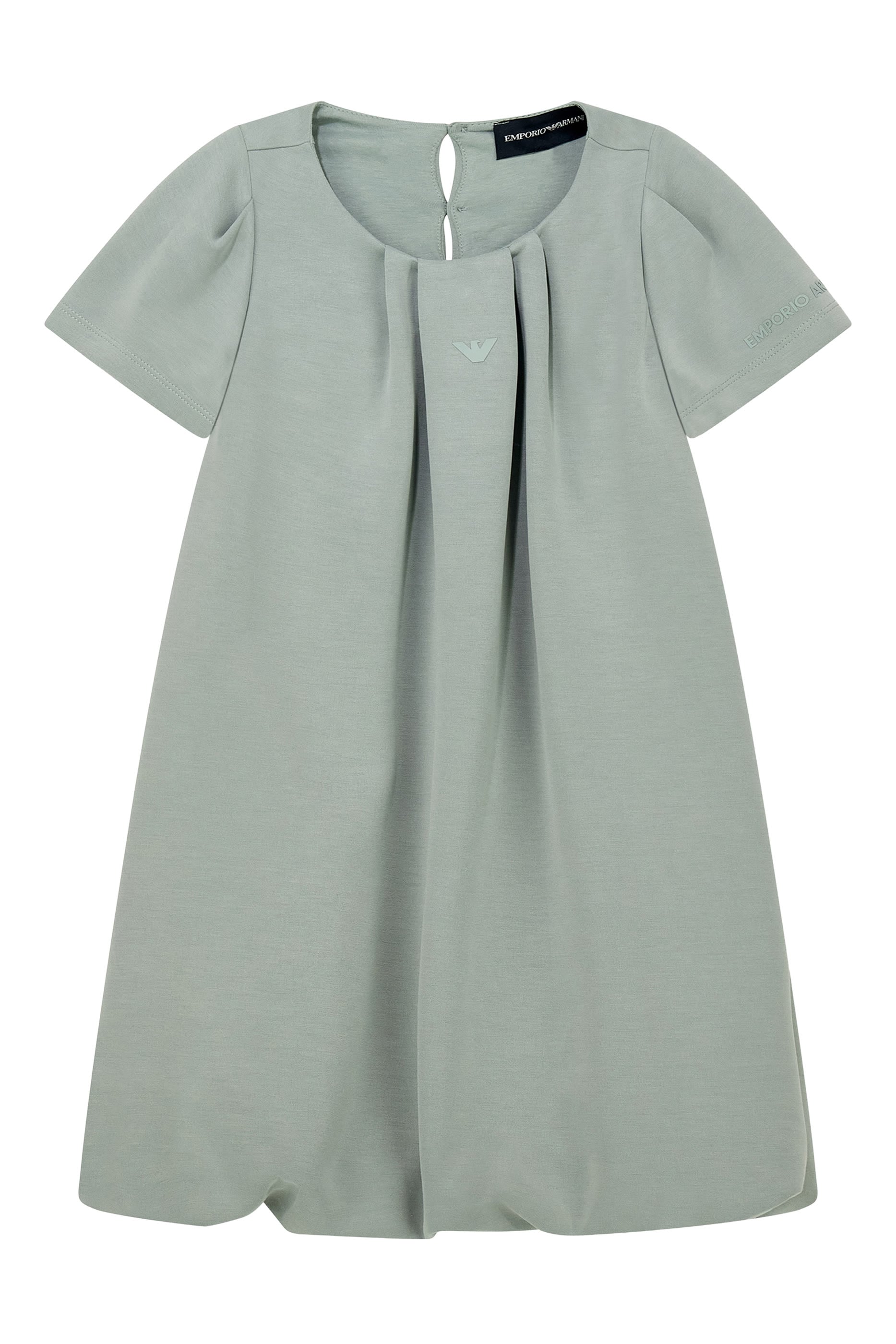 Kids Pleated Front-Detail Dress