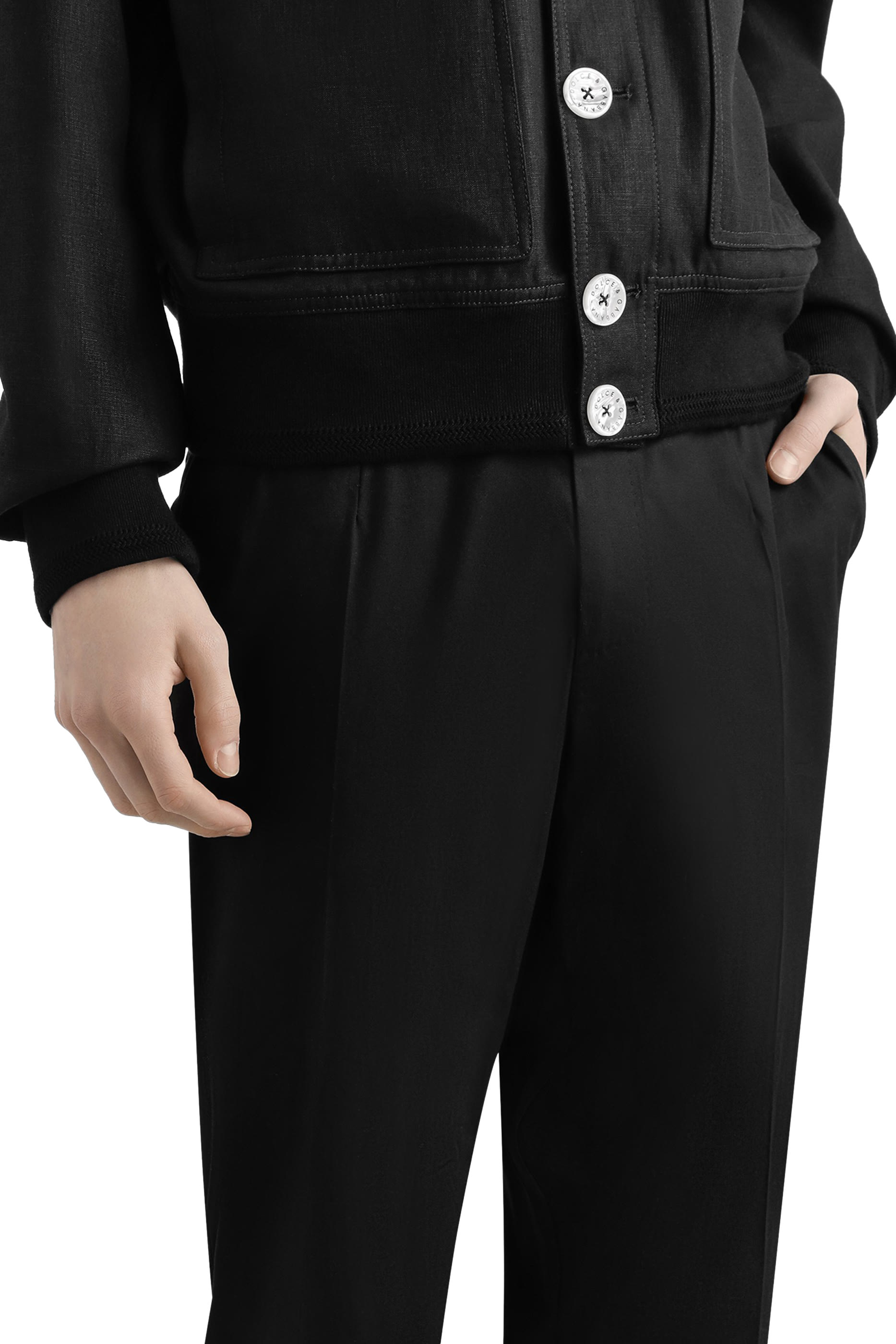 Cotton Gabardine Trousers