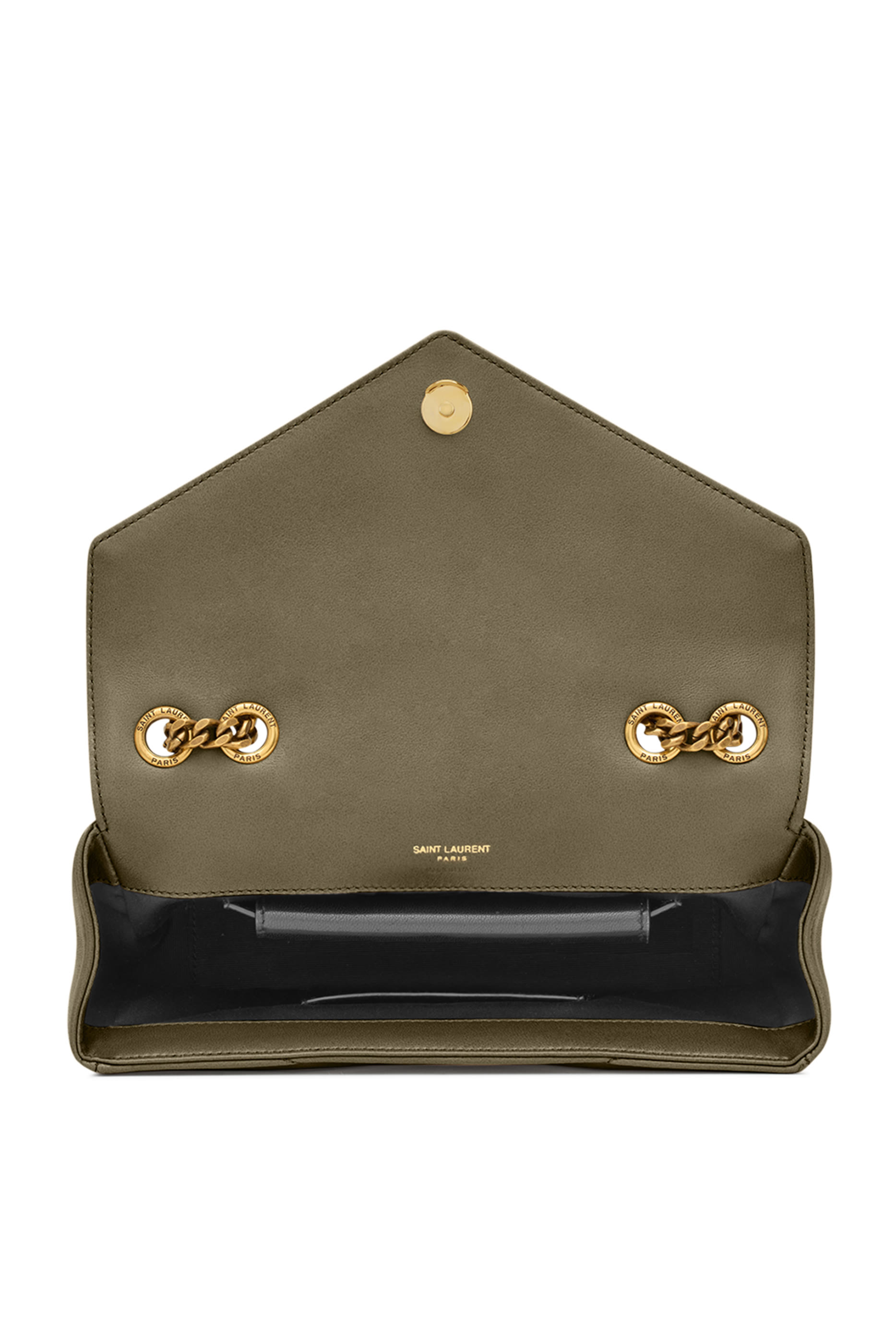  Loulou Small Chain Bag In Matelassé Lambskin
