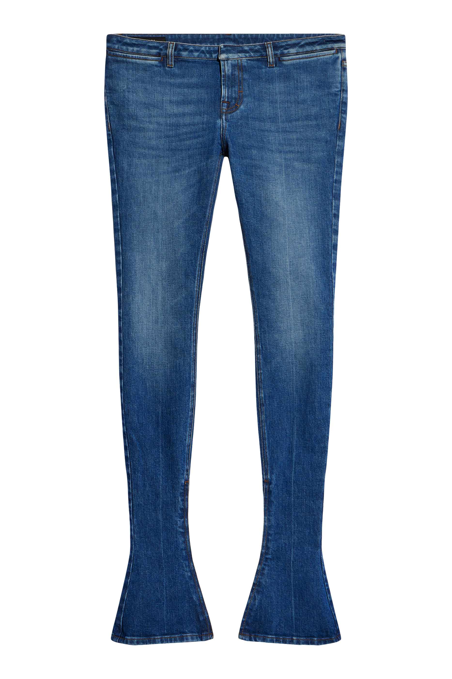 Flared Denim Pants