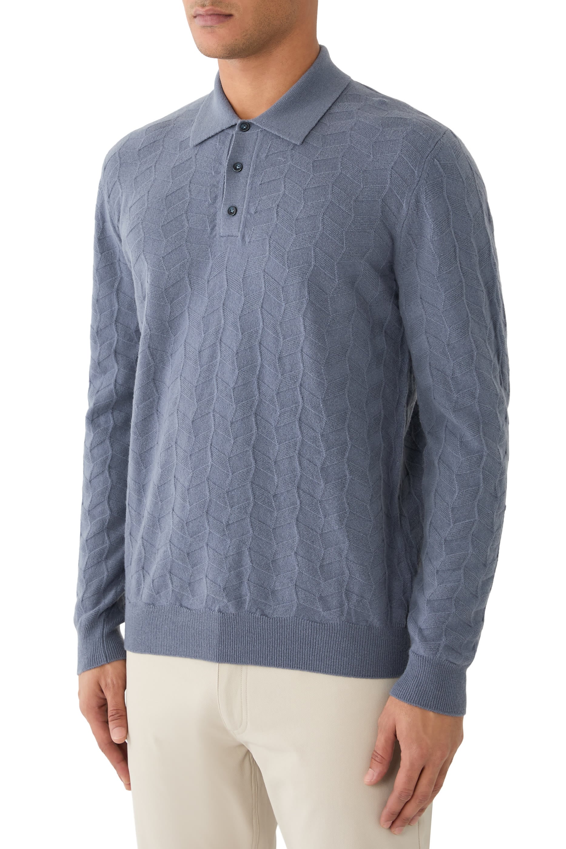 Resort Polo-Collar Sweater 
