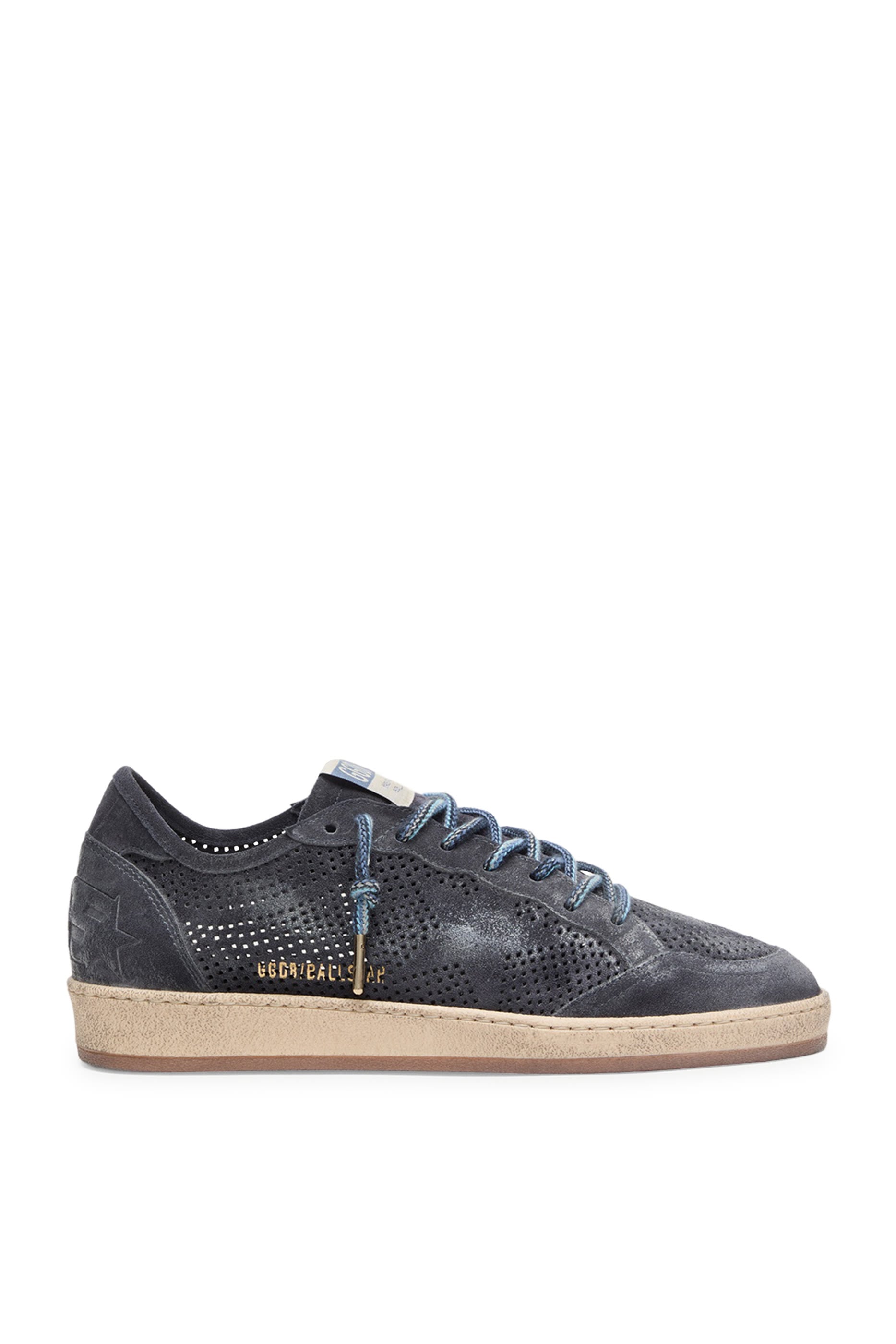Ball Star in Perforated Suede with Suede Star