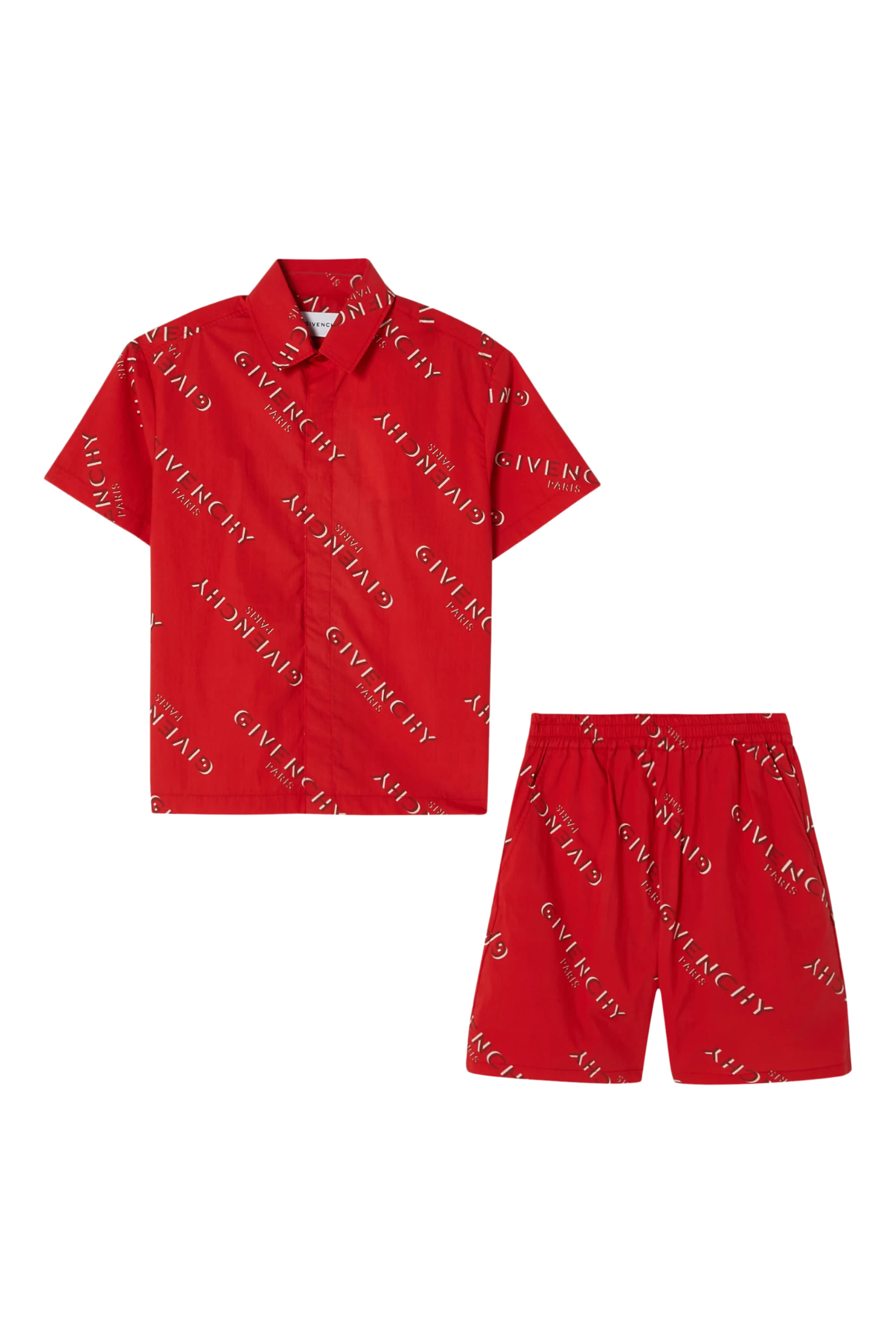 Kids Logo-Print Shirt and Shorts Set