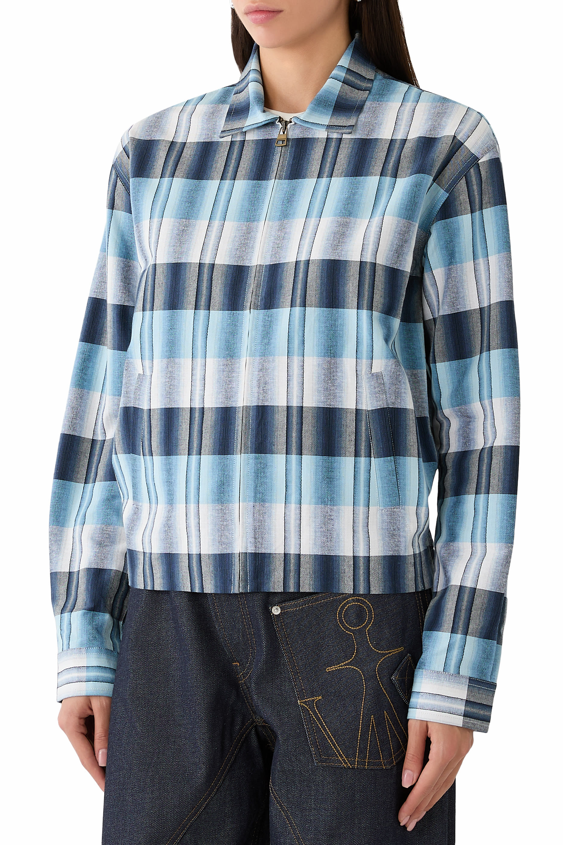Front Zip Blouson 