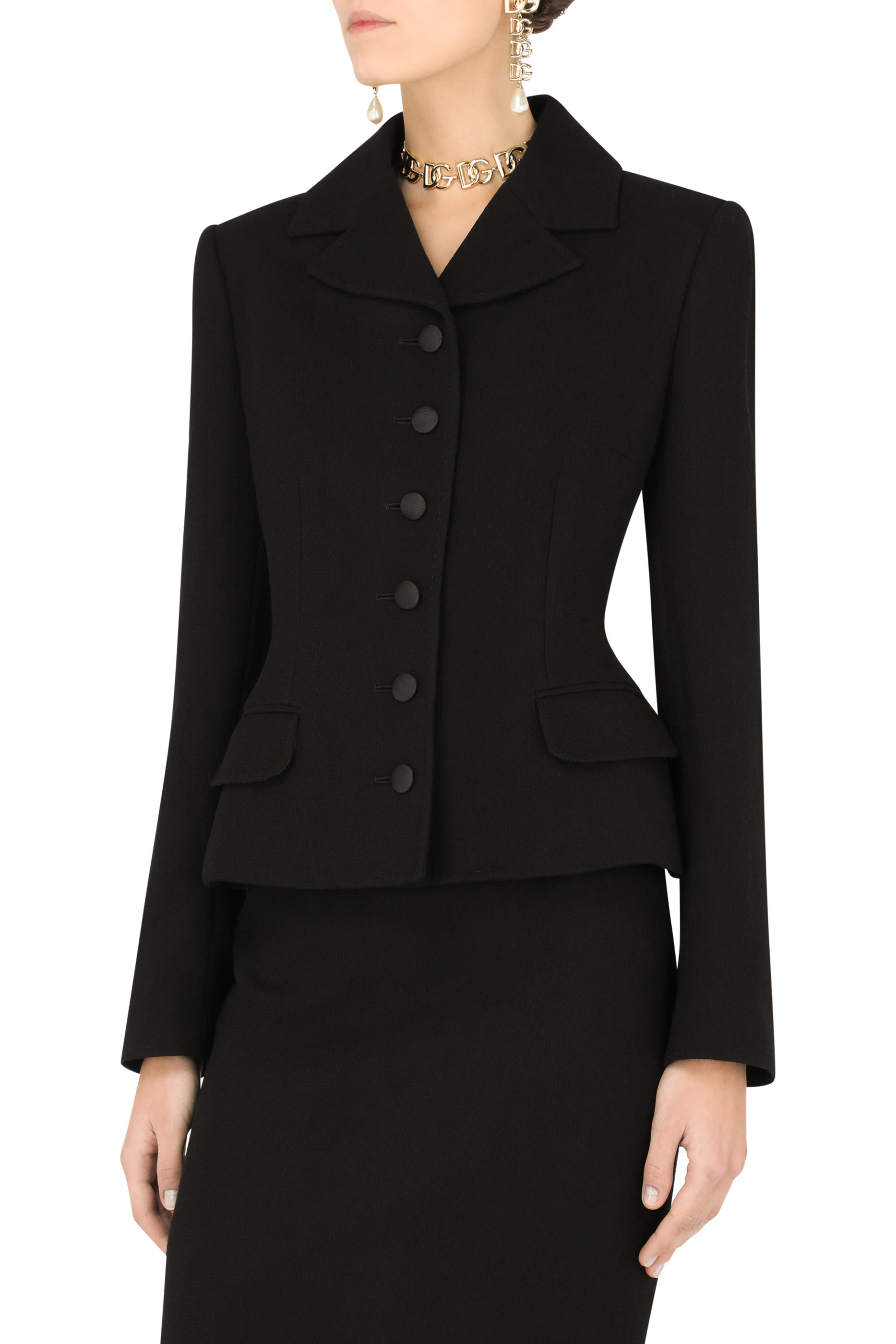 Single-Breasted Virgin Wool Jacket