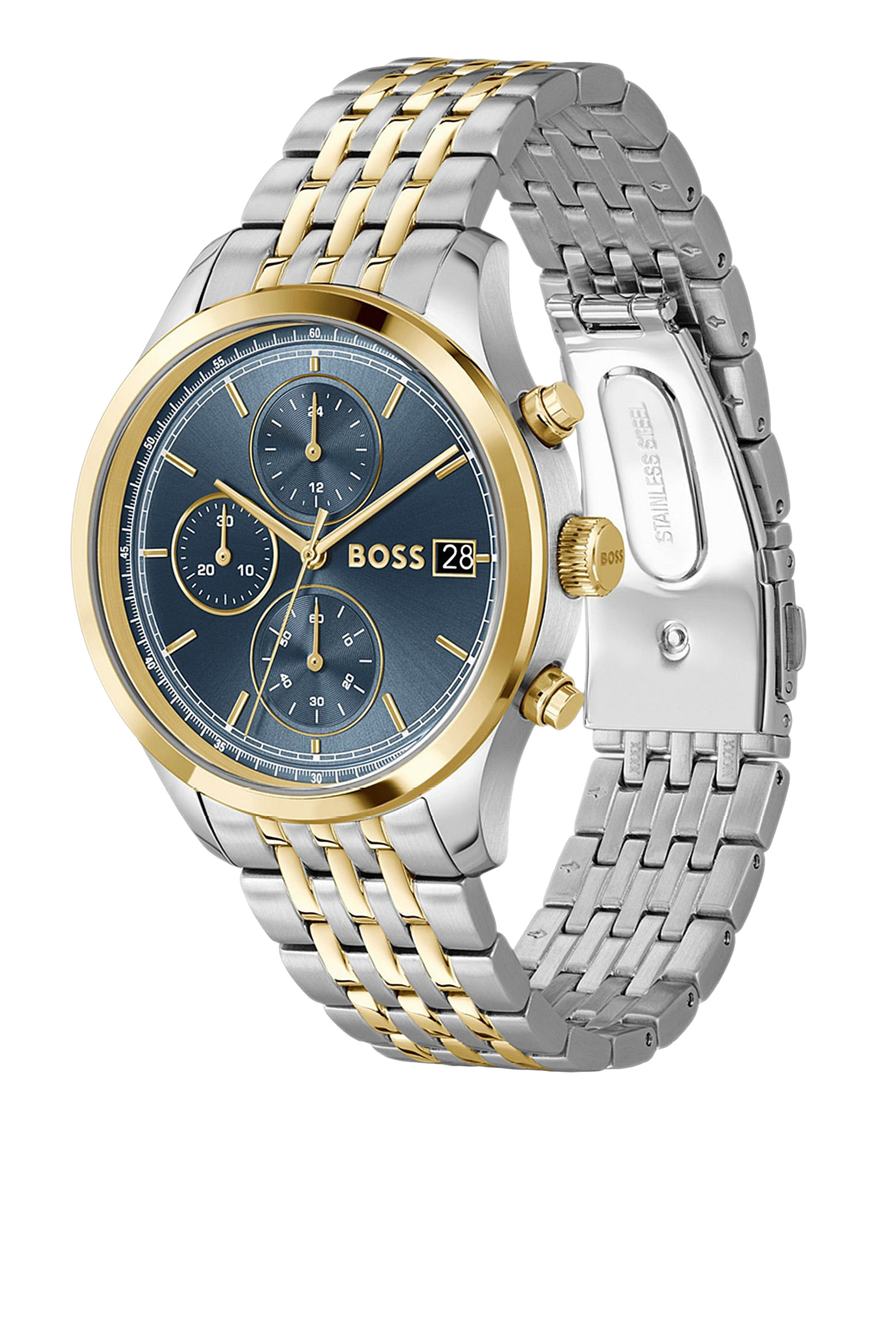 Two-Tone Steel Stratus Chronograph Watch
