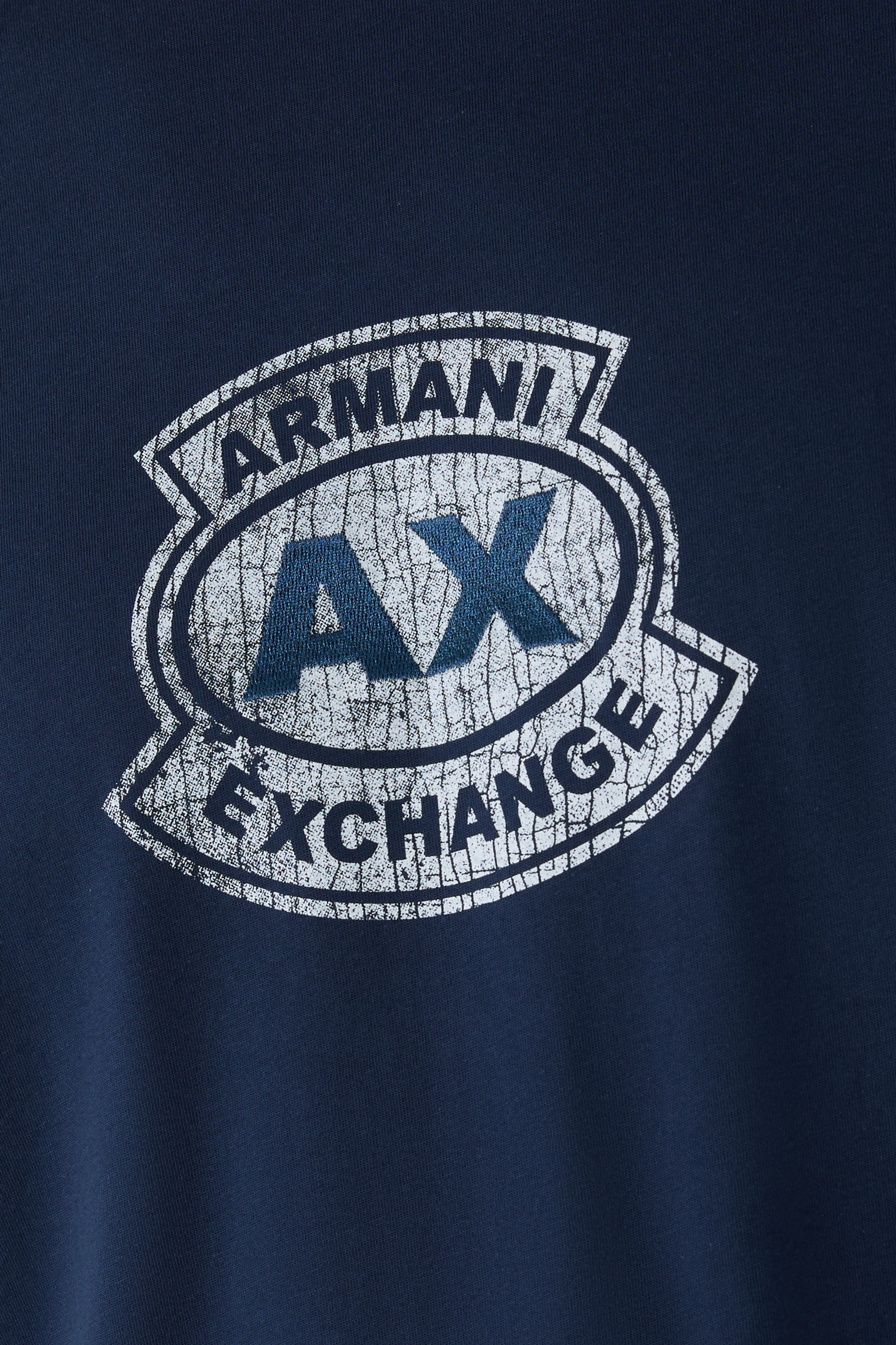 AX Logo Cotton-Jersey T-Shirt