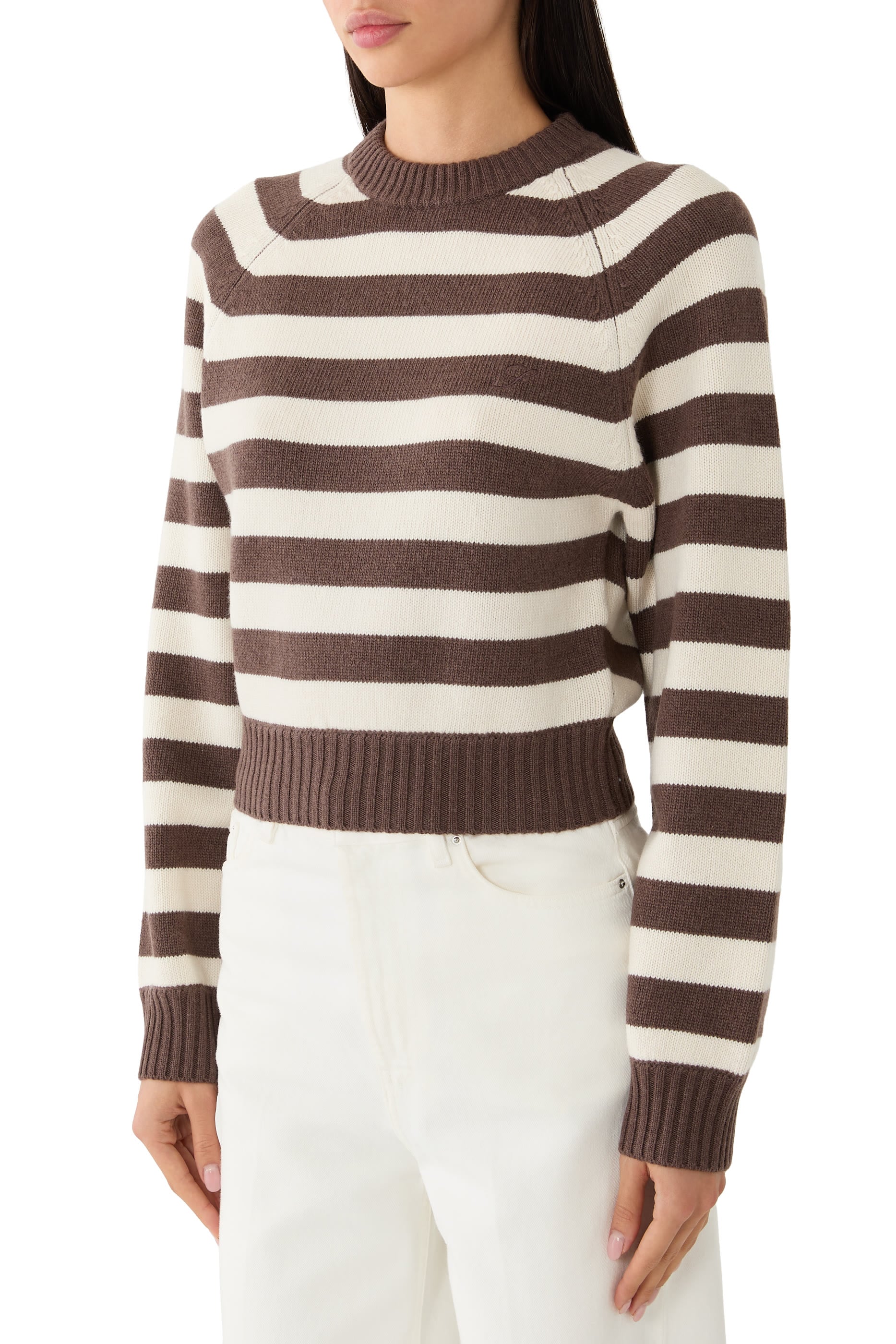 Julietta Striped Knitted Sweater 
