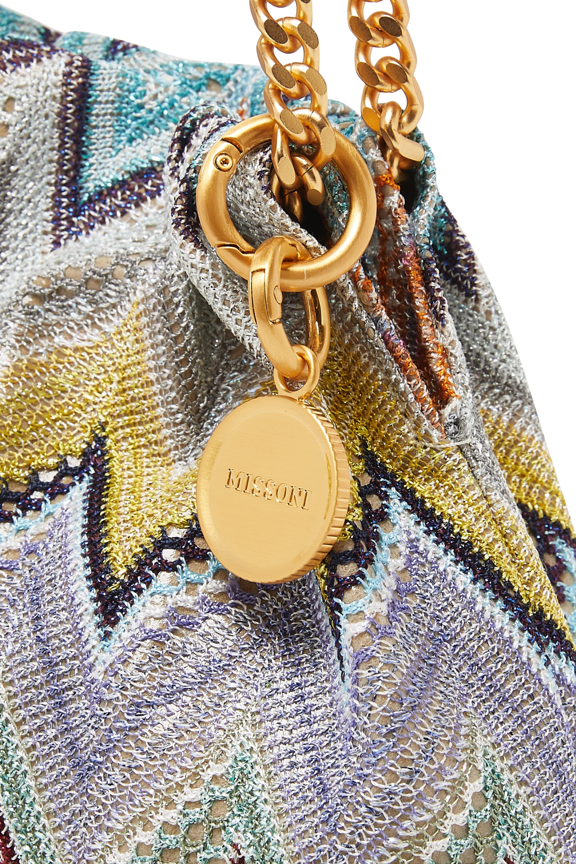 Small Chain Zigzag Pouch 