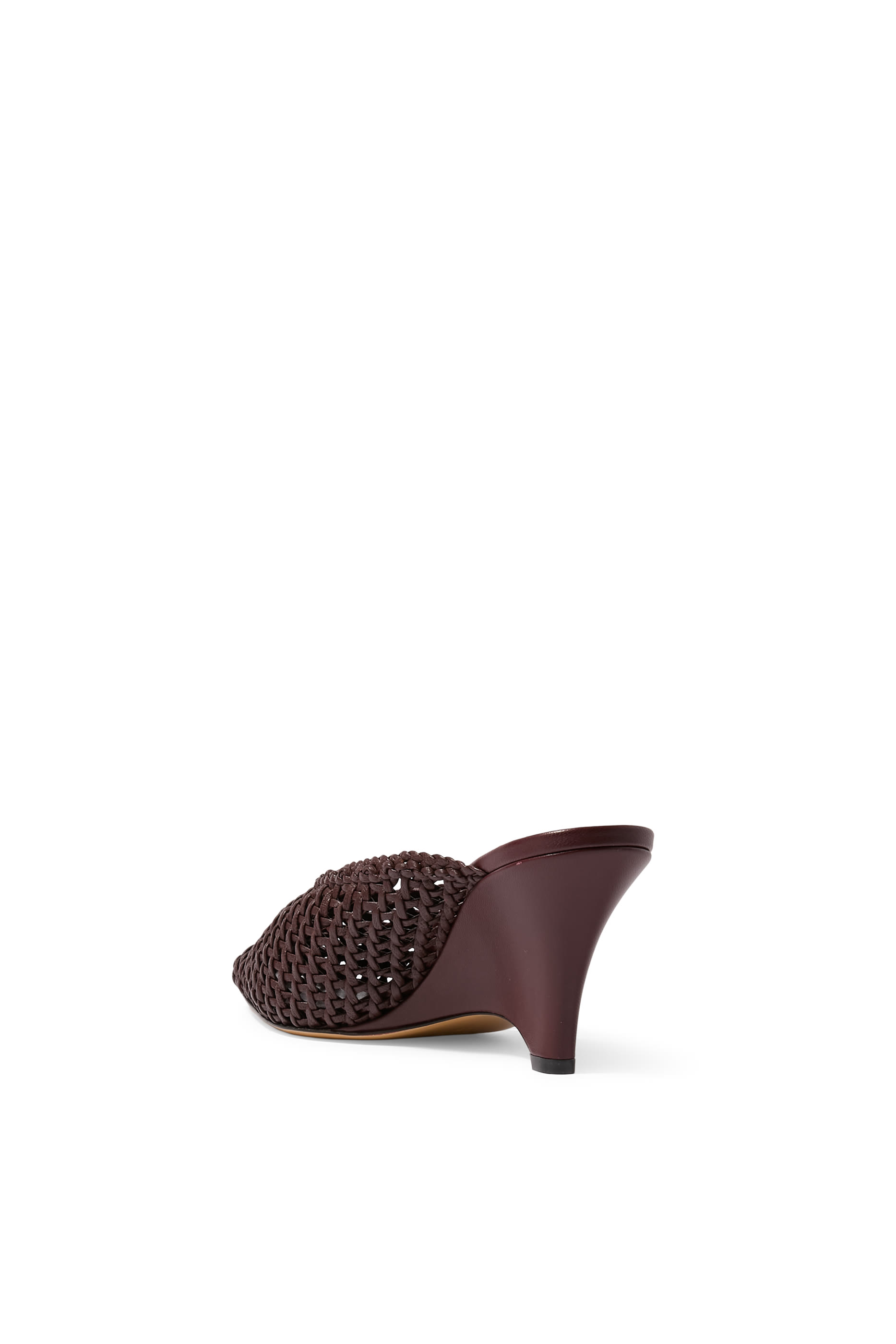 Victoria 70 Wedge Knotted Mules