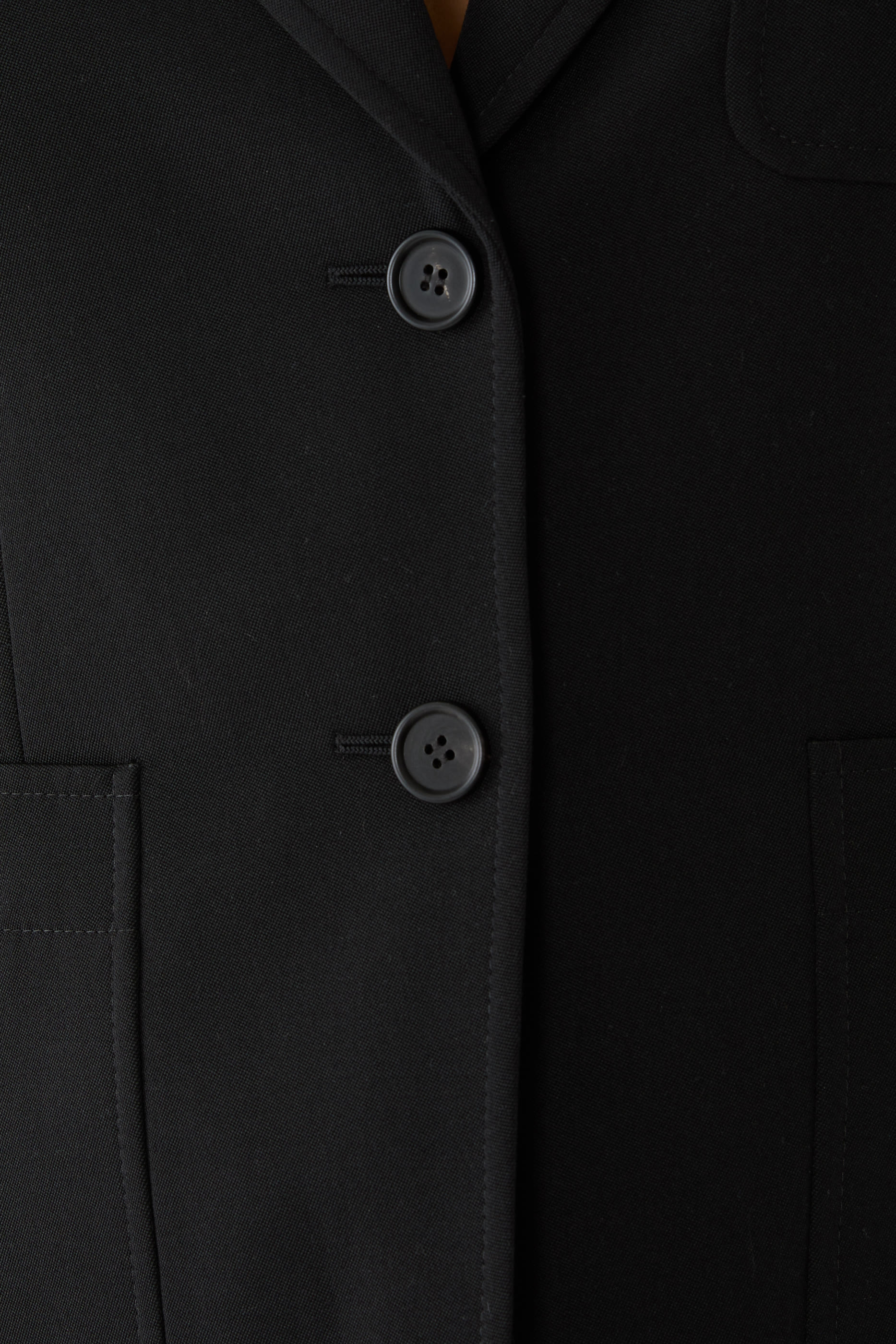 Single-Breasted Tailored Jacket