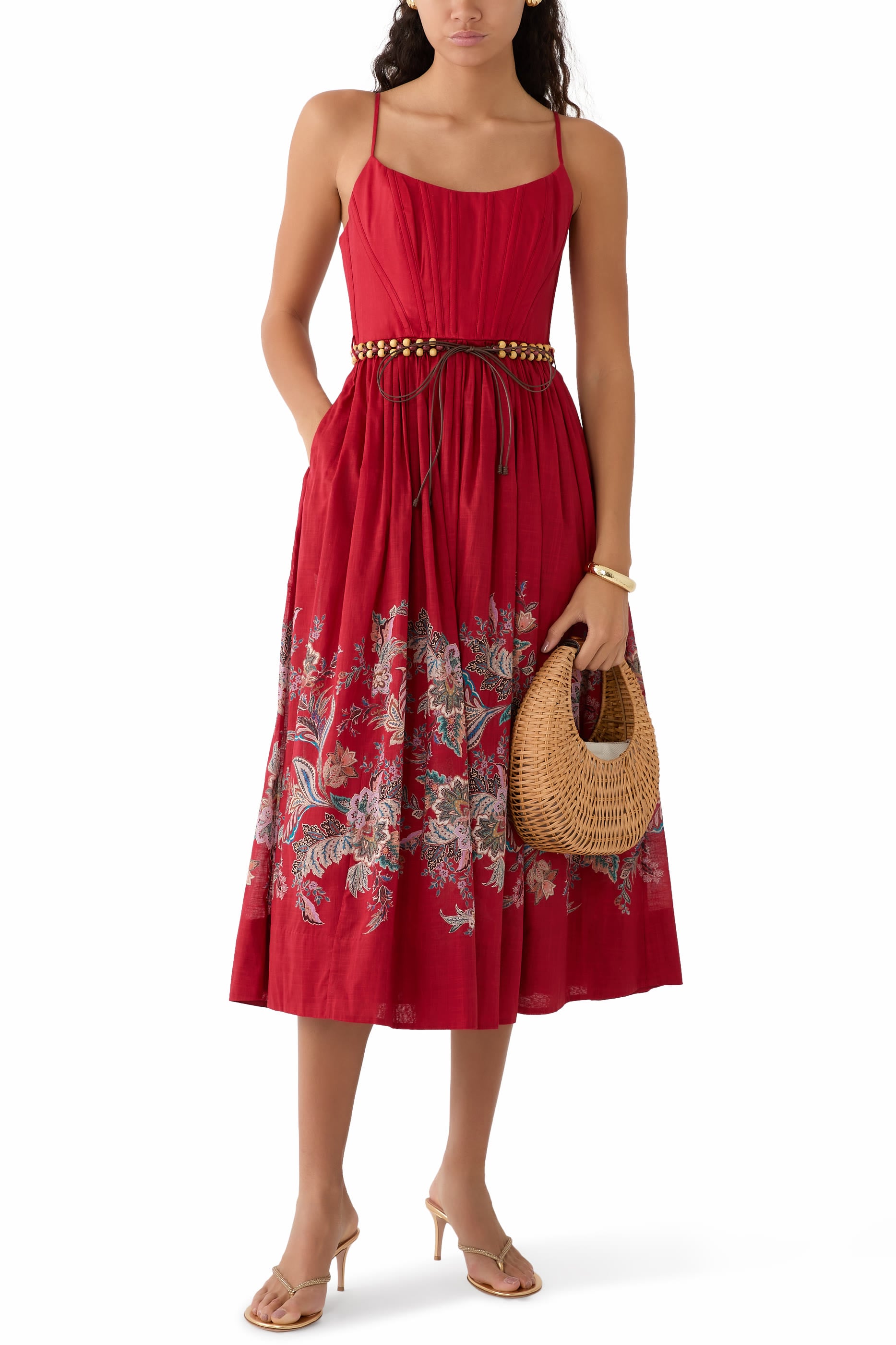 Rhiannon Corset Midi Dress