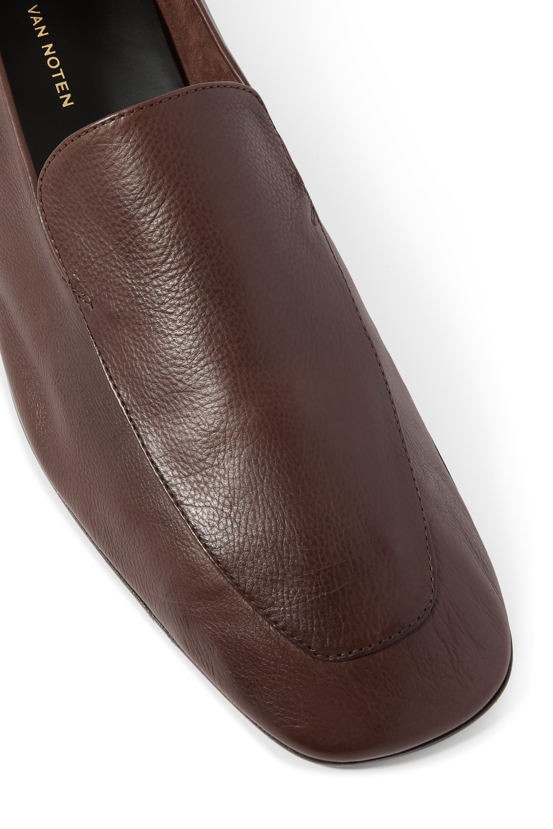 Rounded Square Toe Loafers