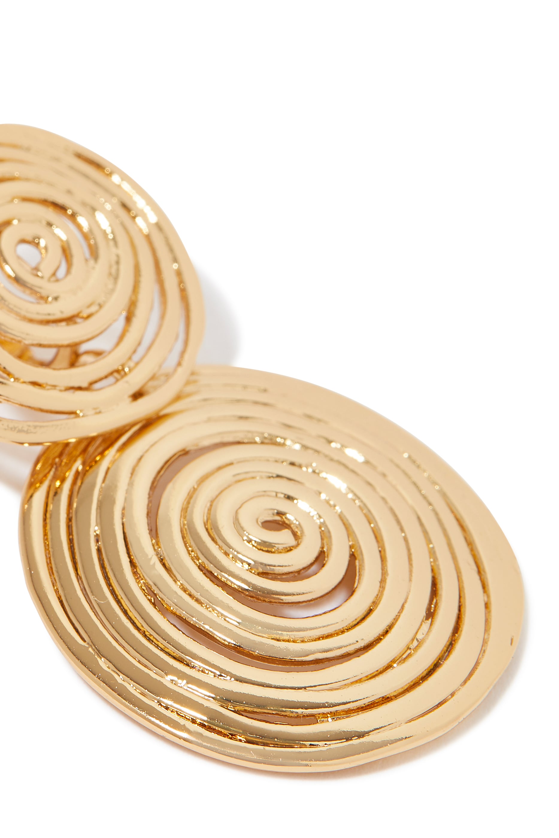 Wave Earrings Small, 24k Gold-Plated Brass