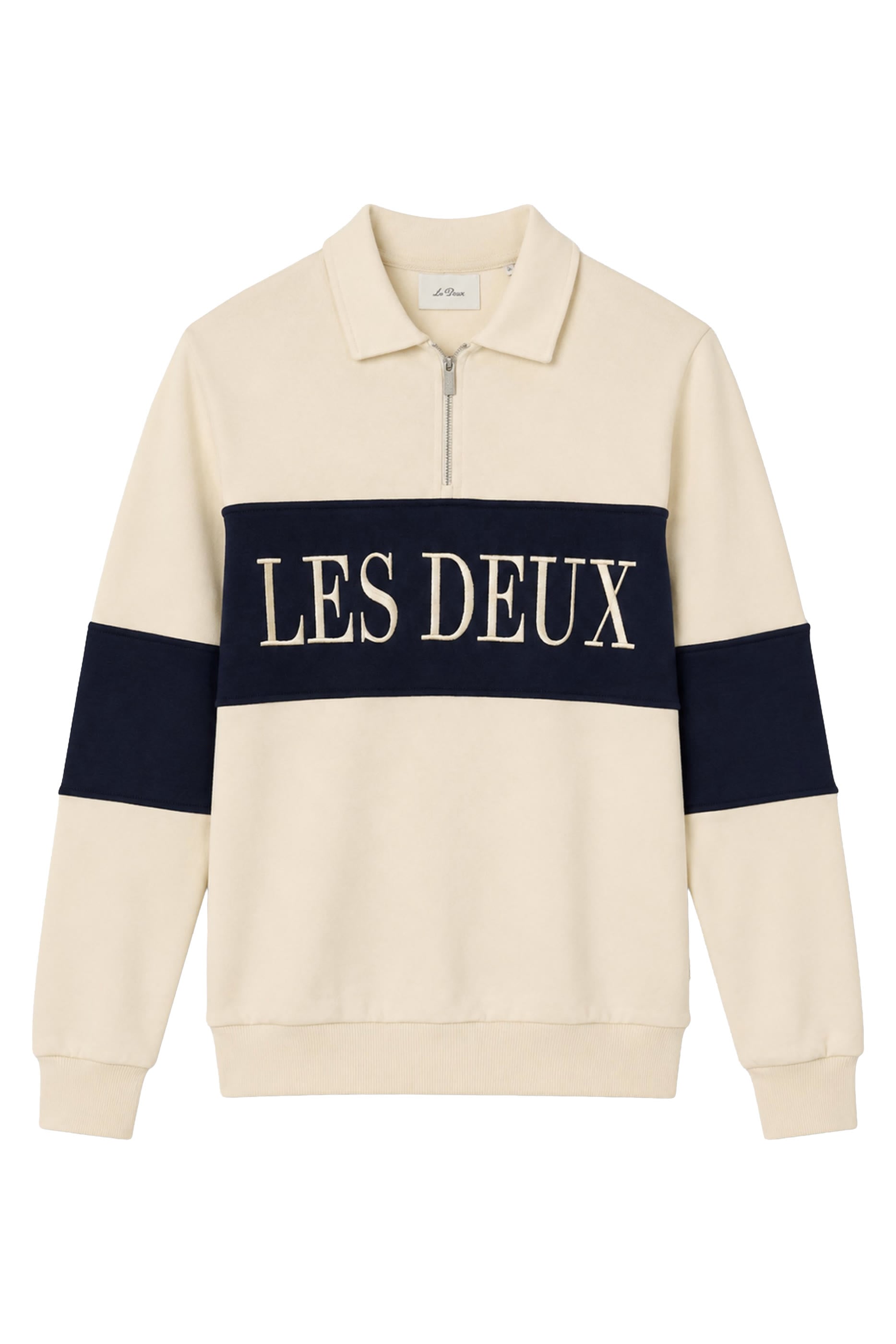 Zipper Rugby Sweatshirt
