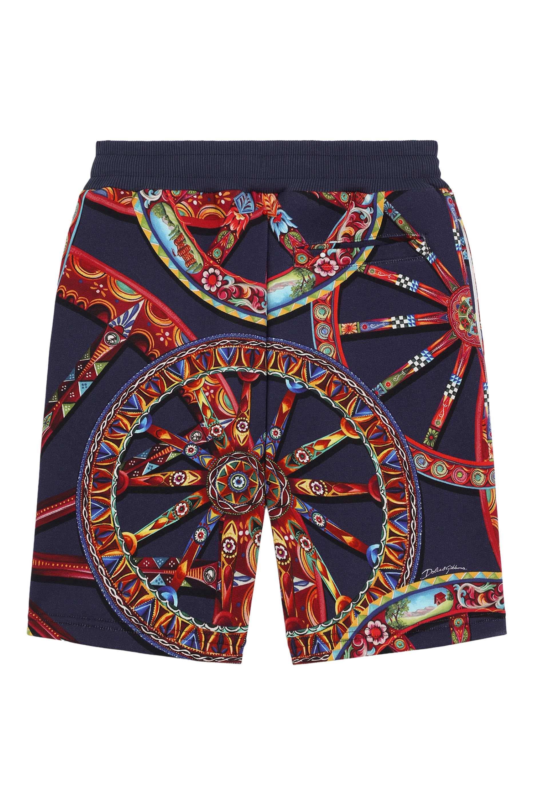 Kids Carretto-Print Bermuda Shorts