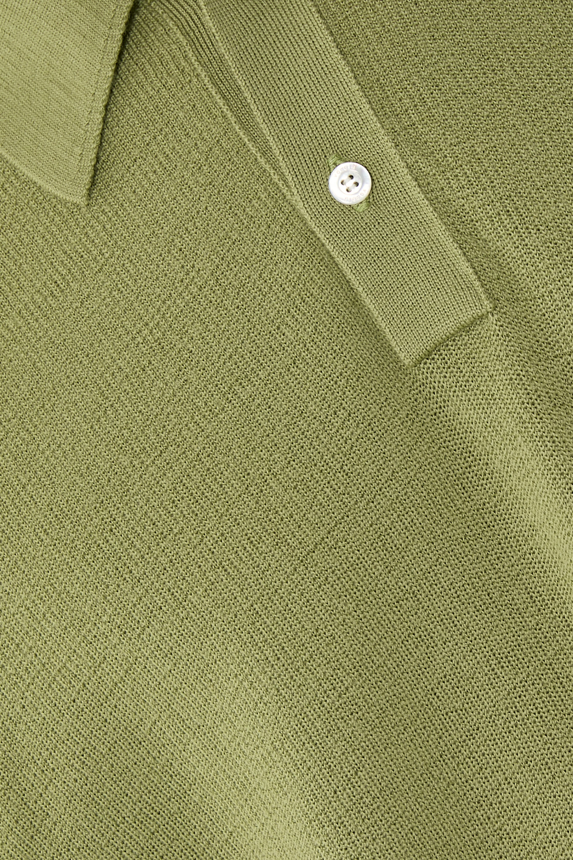 Button-Up Lightweight Knit Polo