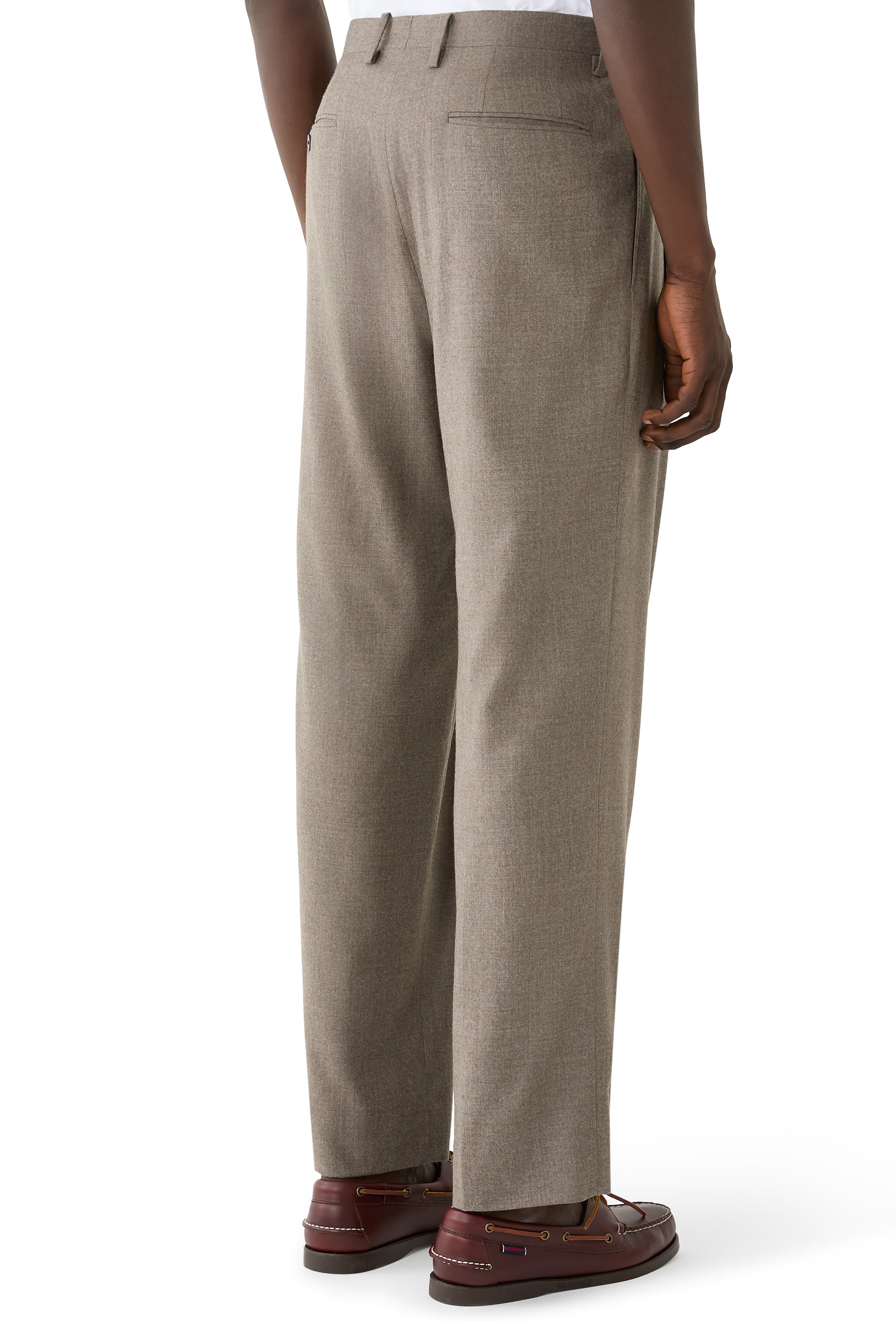 Super Light Wool Two-Tuck Slacks