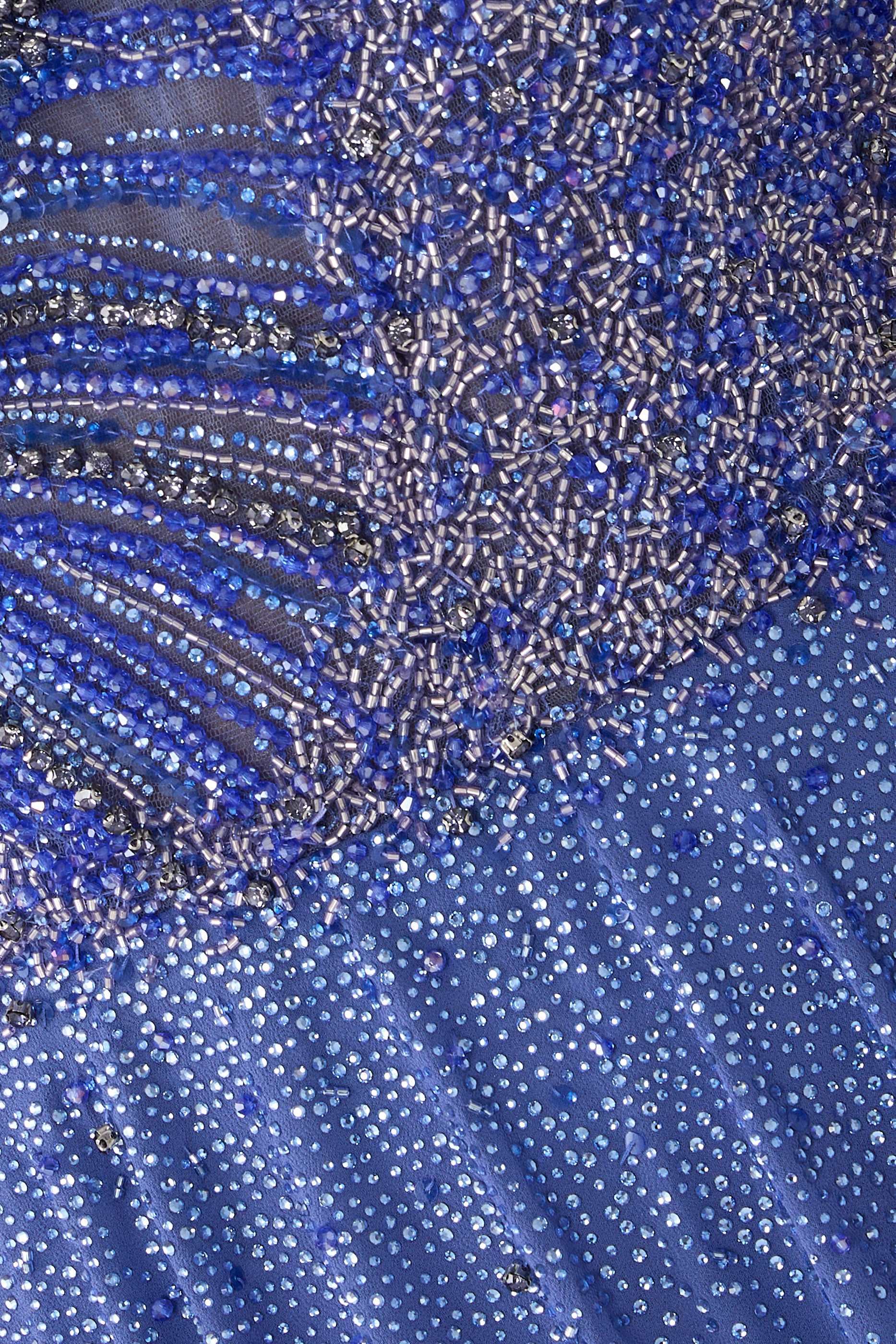 Beaded Cape Sleeves A-Line Dress 