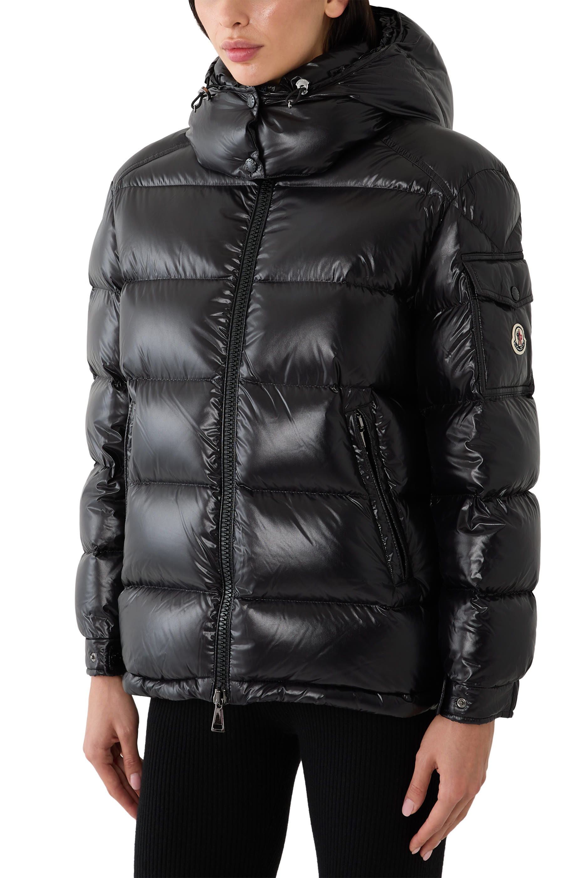 Maire Hooded Short Down Jacket