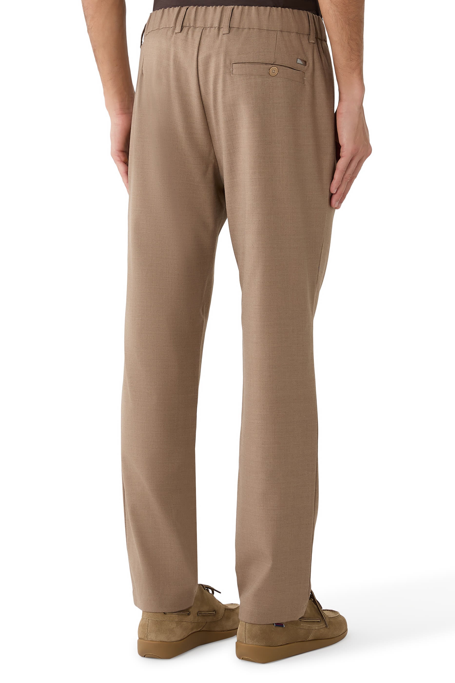 Wool Gabardine Trousers