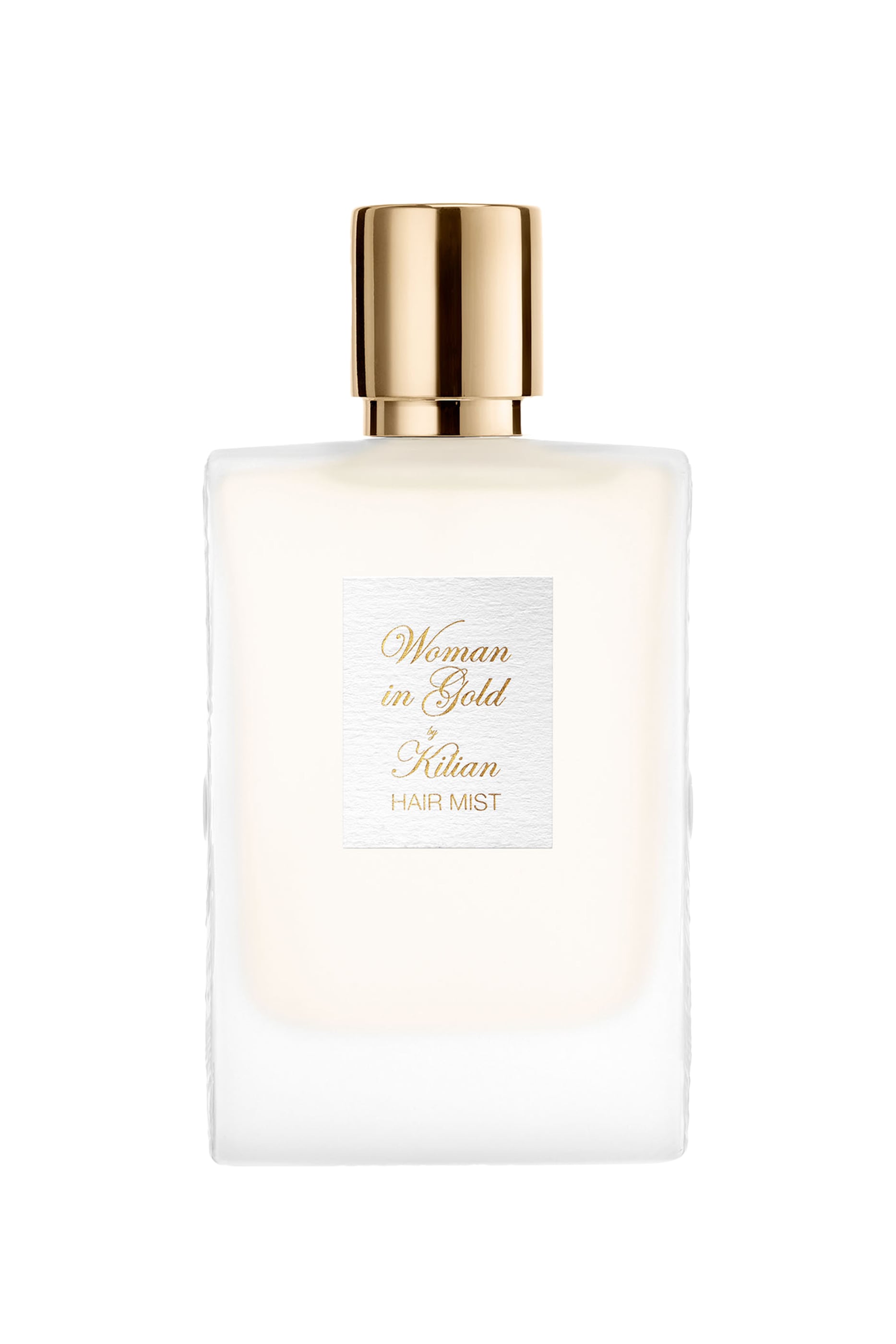 Woman In Gold Hair Mist