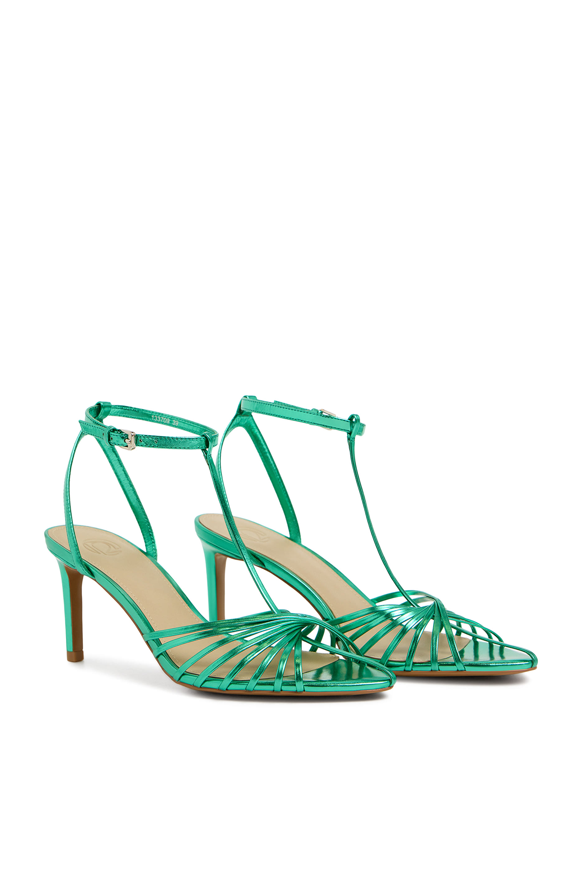 Metallic Leather 70 Sandals