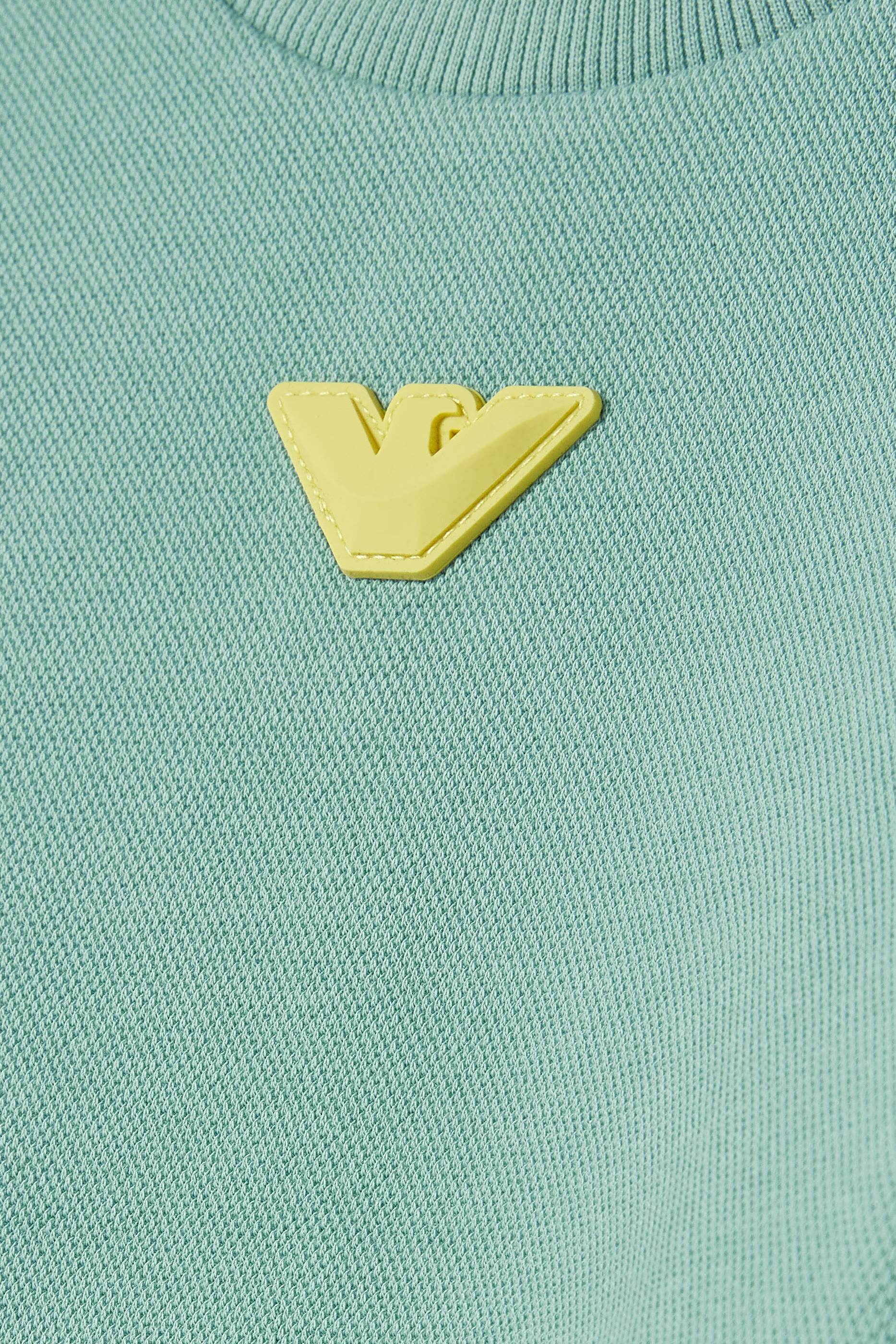 Kids Logo and Piping Piqué Sweatshirt