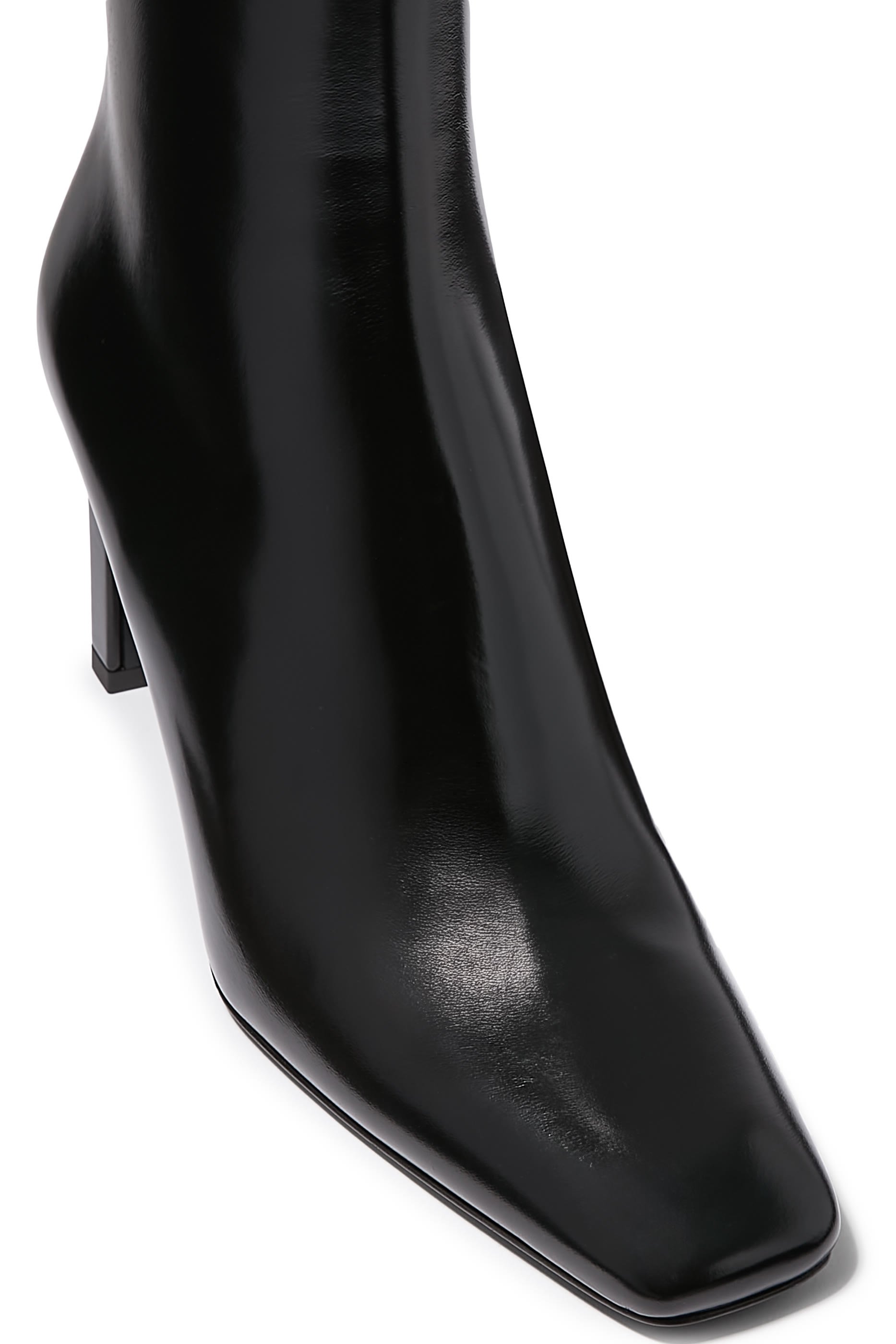  Bar Glossy 85 Leather Boots