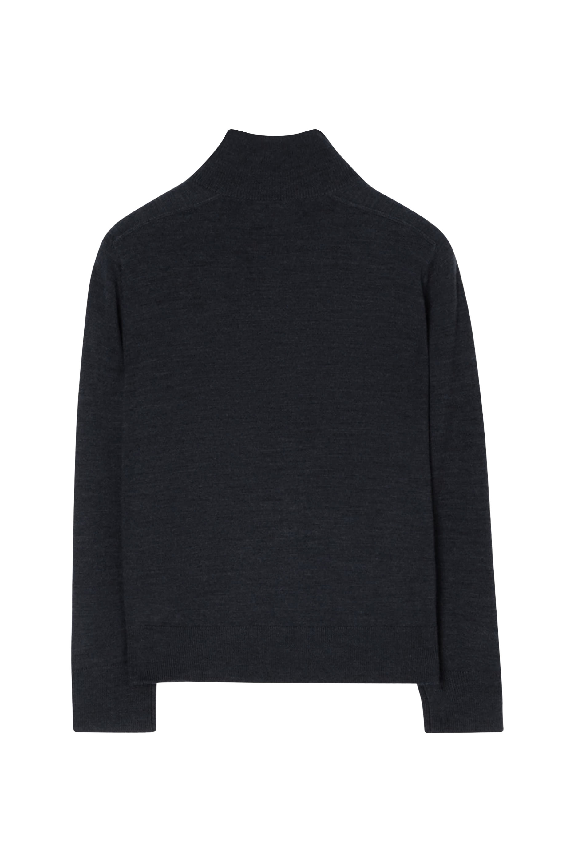 Kids Check Trim Half-Zip Sweater