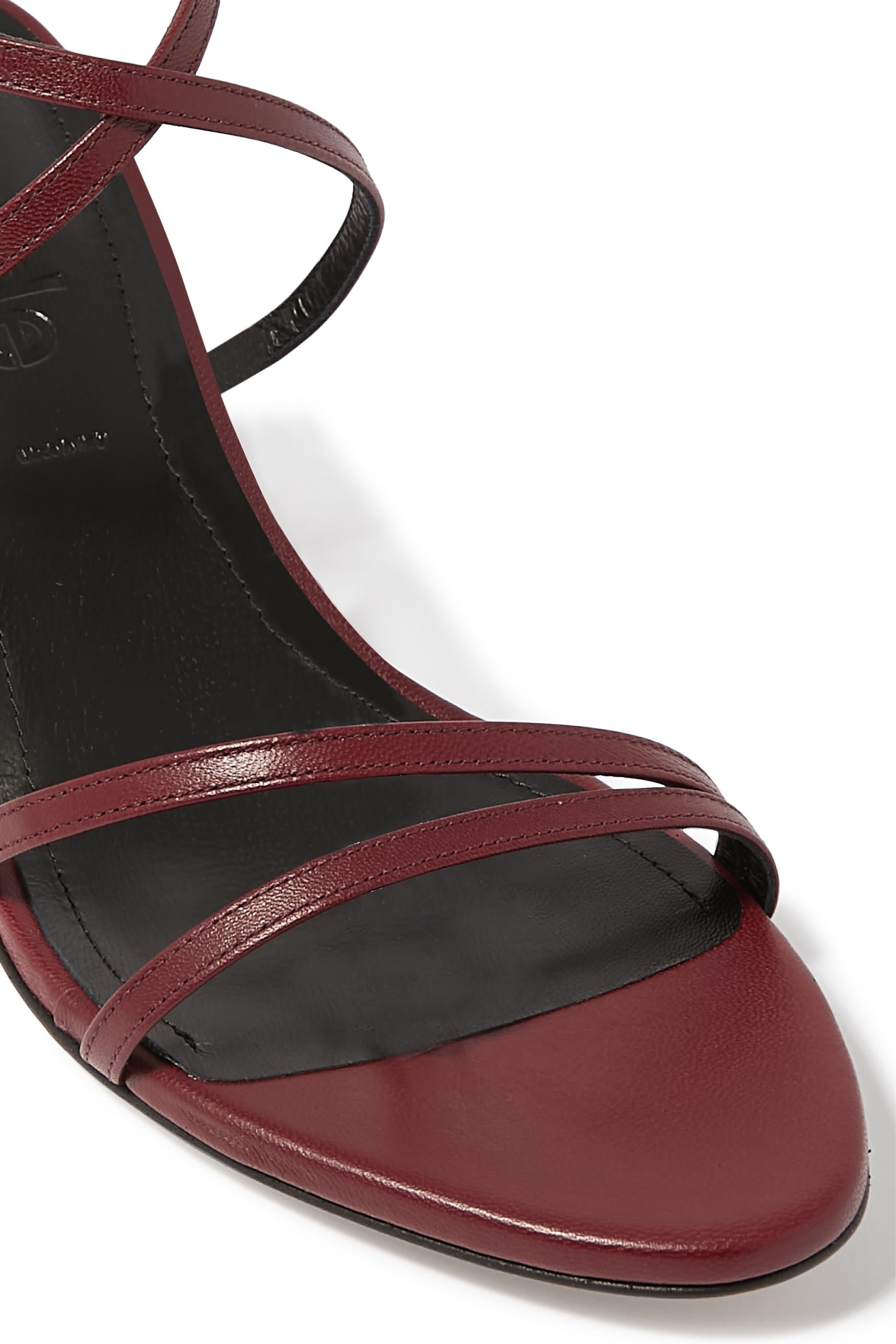 Maeve Leather Stiletto Sandals