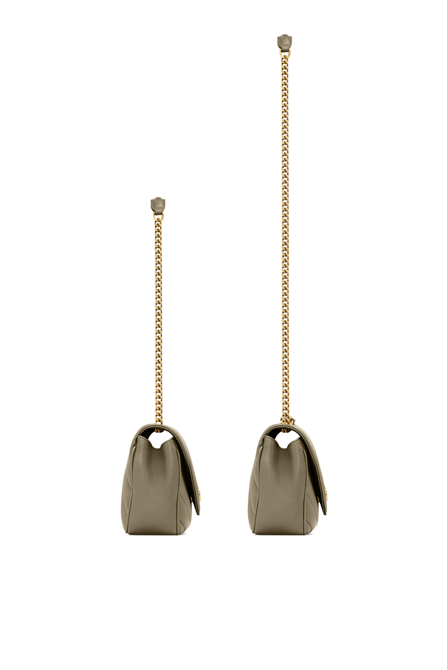 Loulou Small Chain Bag In Matelassé Lambskin