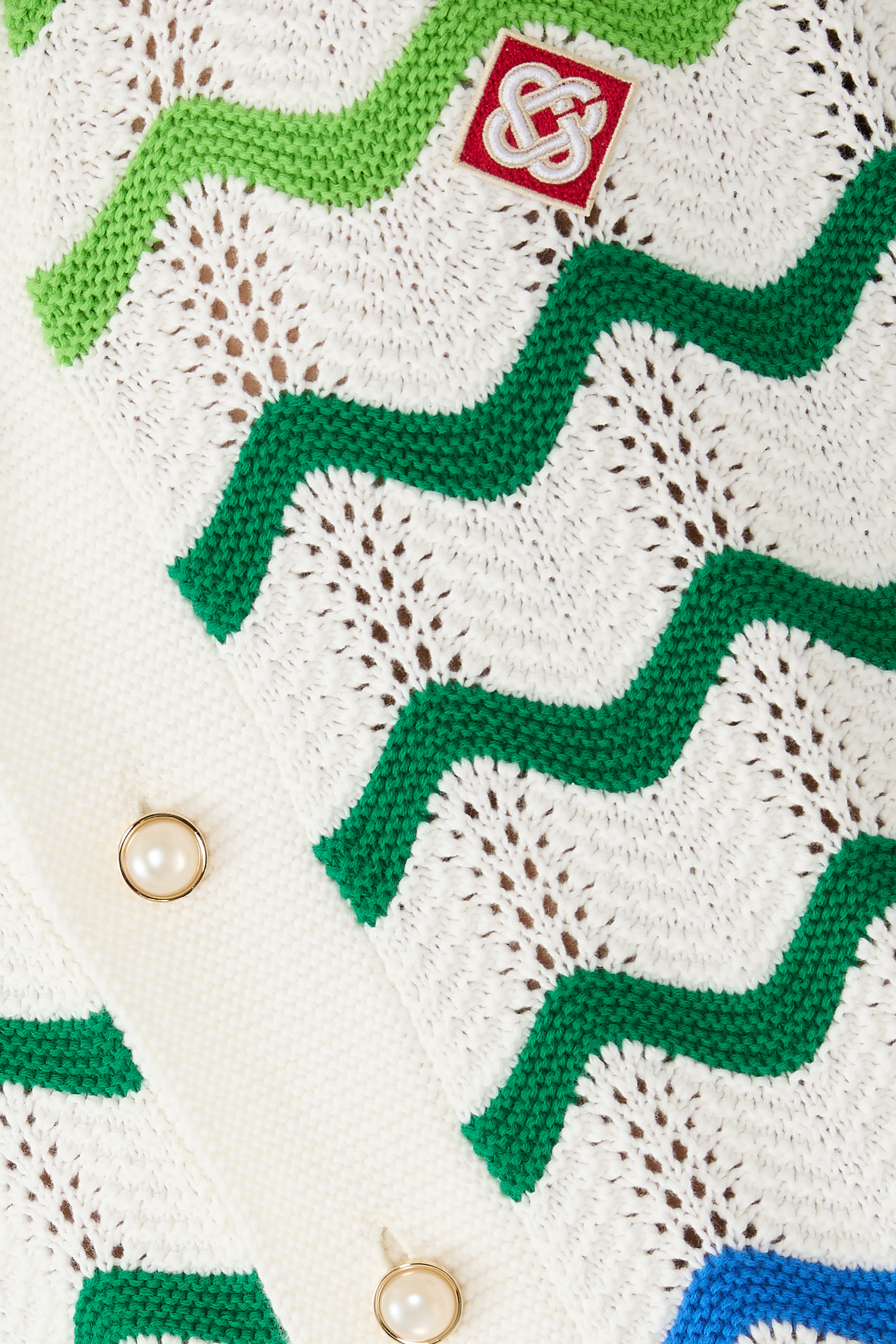 Wave Short Sleeve Knitted Shirt