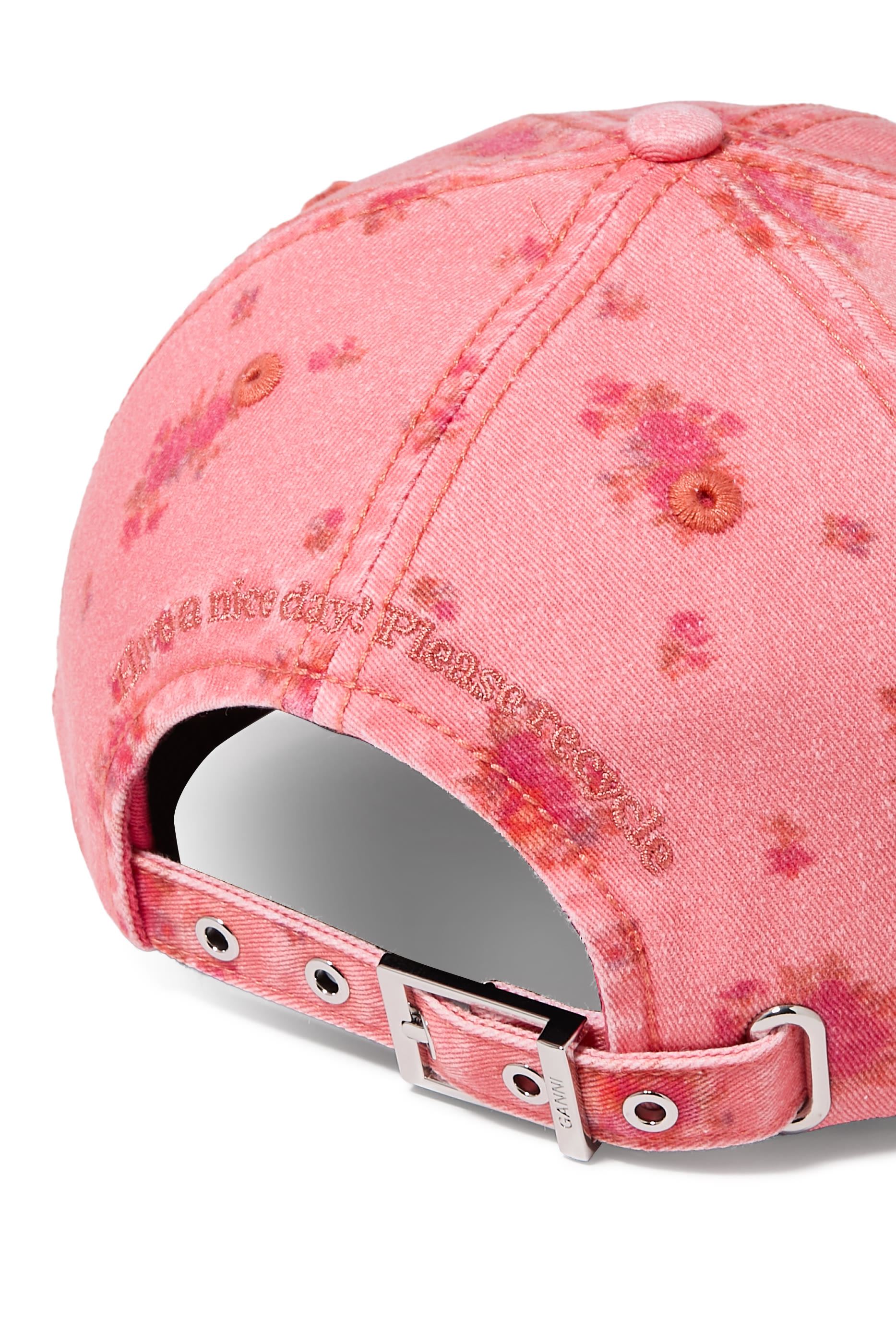 Washed Cotton Print Canvas Cap