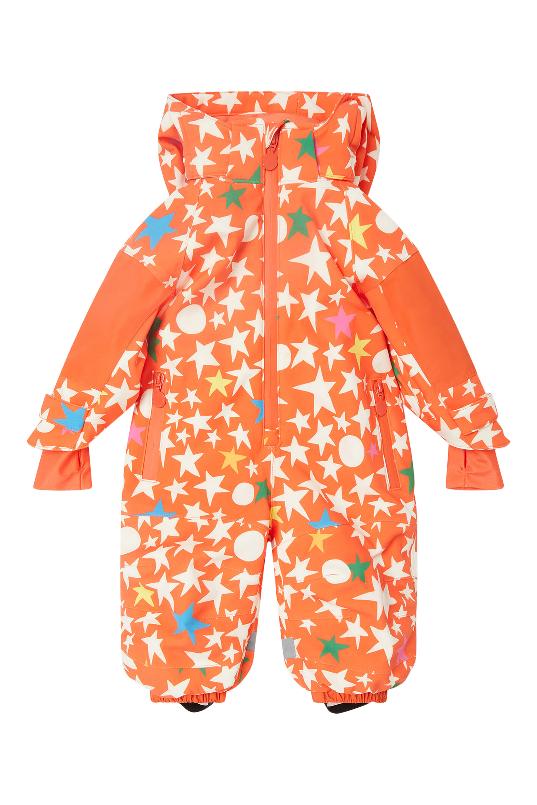 Kids Star Print Hooded Snow Suit 