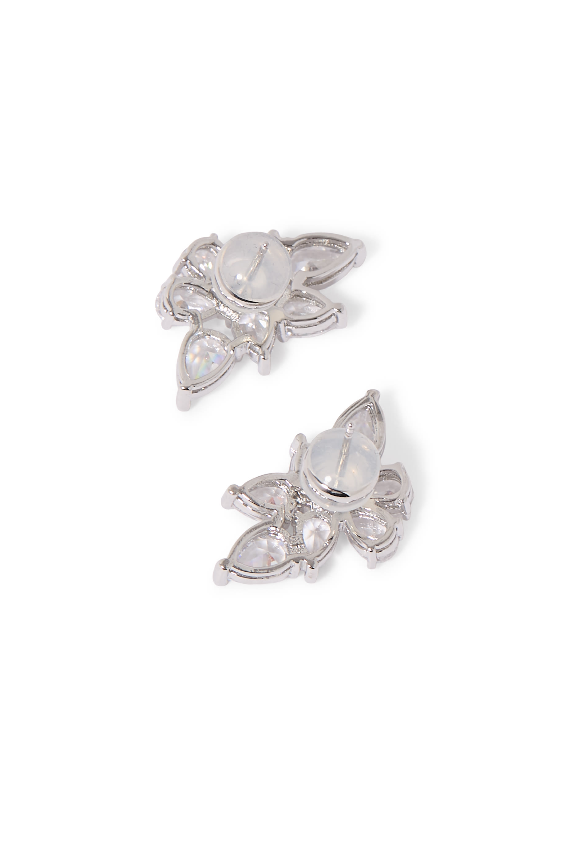  Nina Studs,  Sterling Silver & Cubic Zirconia