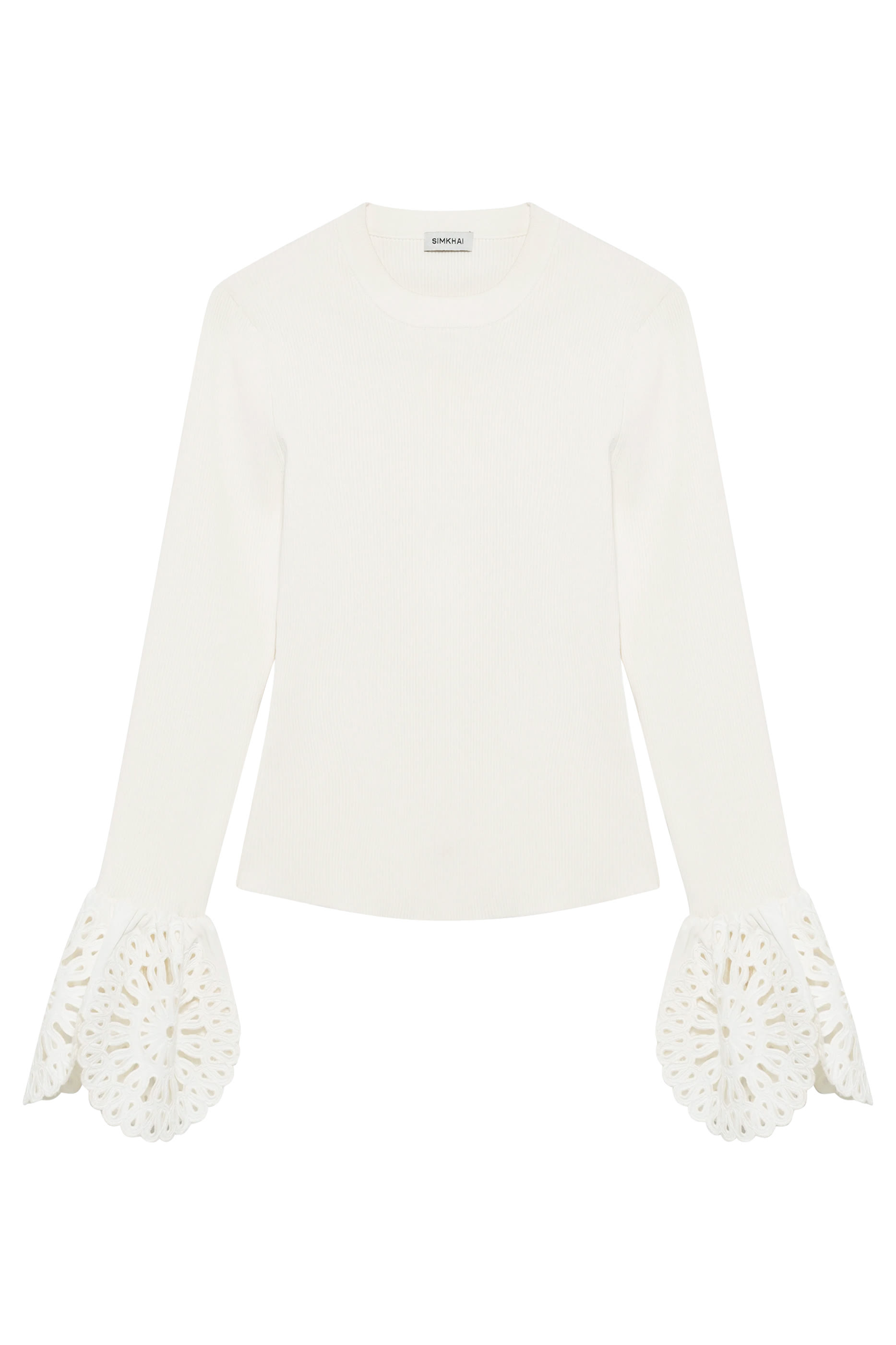 Elyse Embroidered Knit Top 