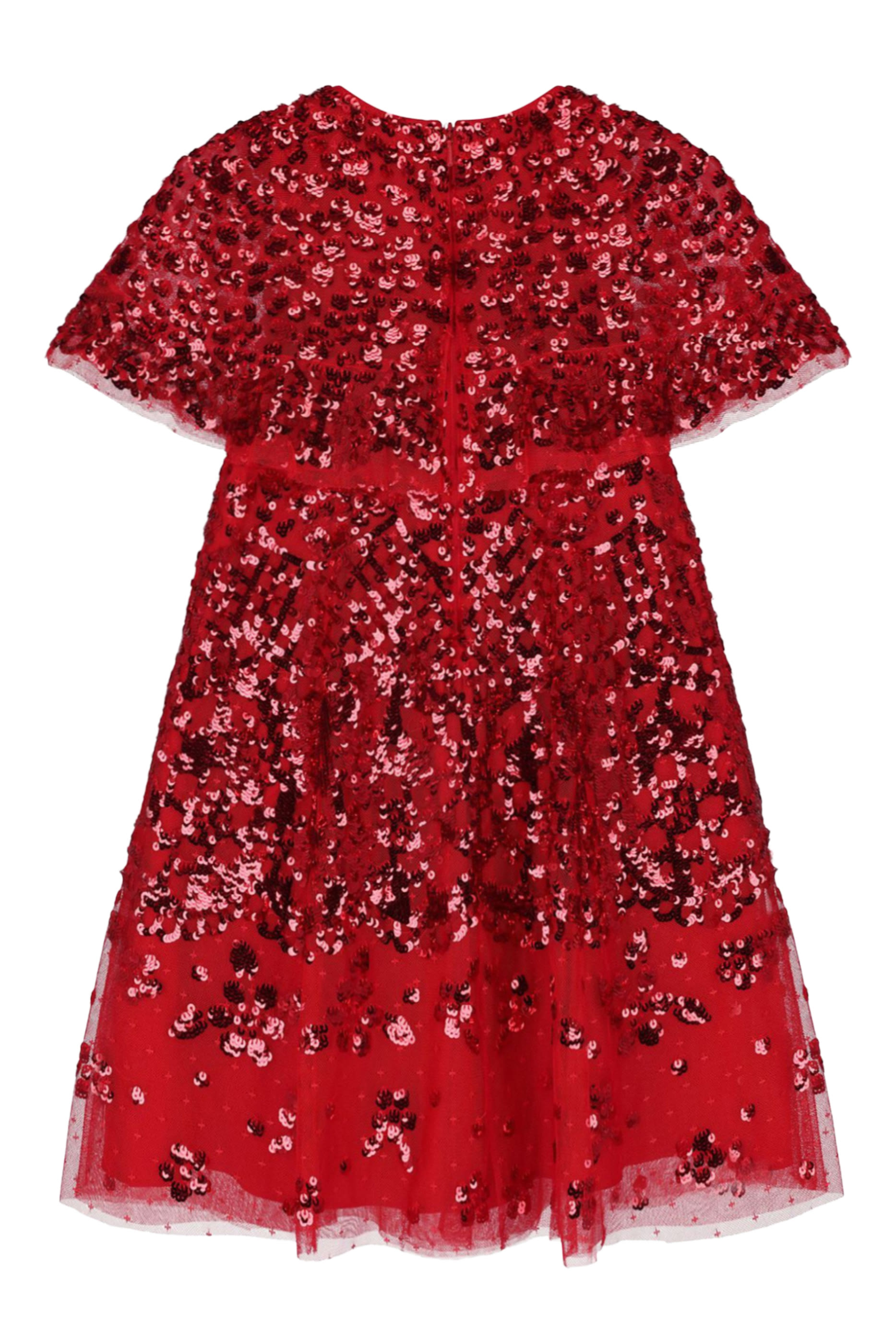 Kids Snowdrop Cape Dress