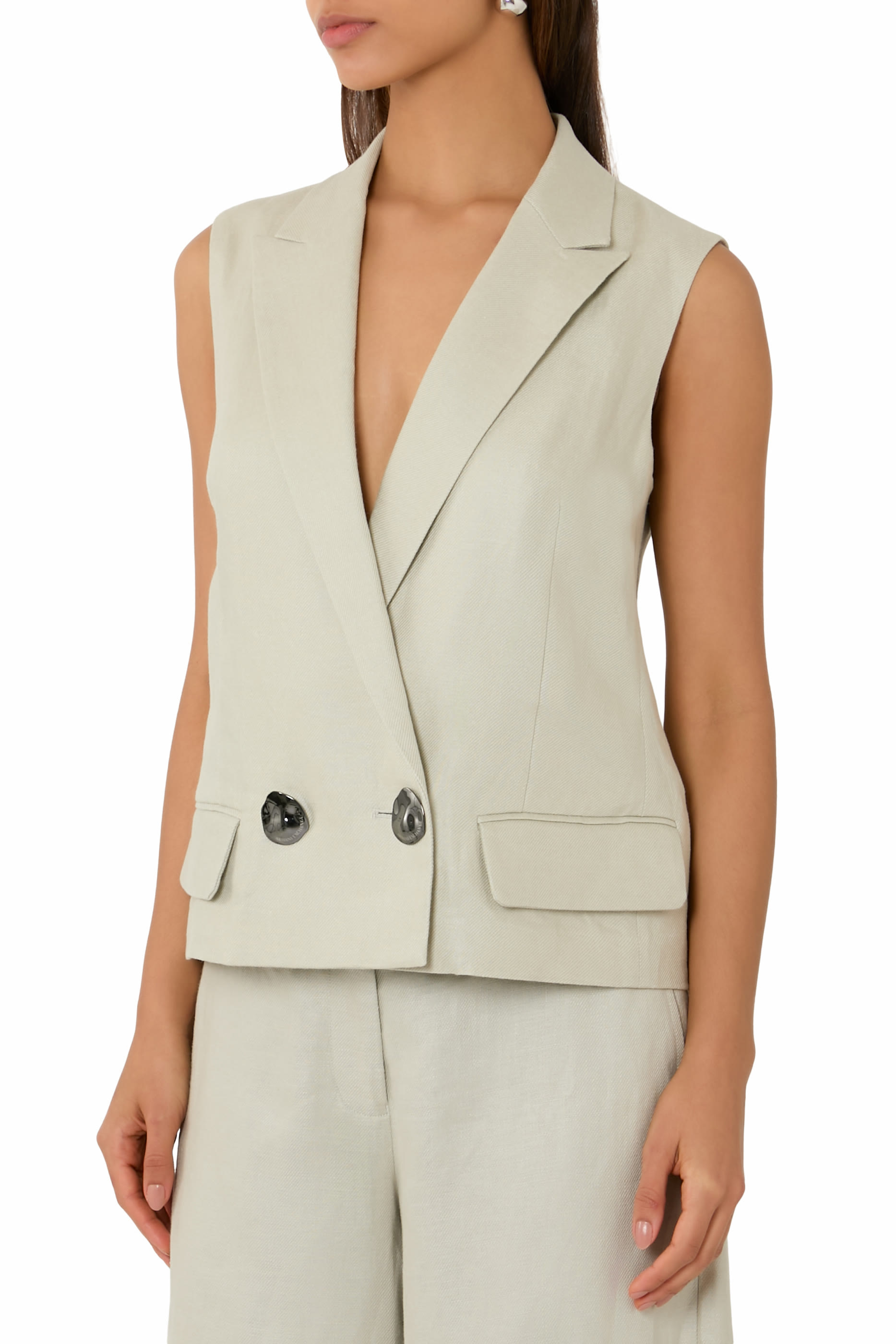 Linen Twill Fabric Jacket