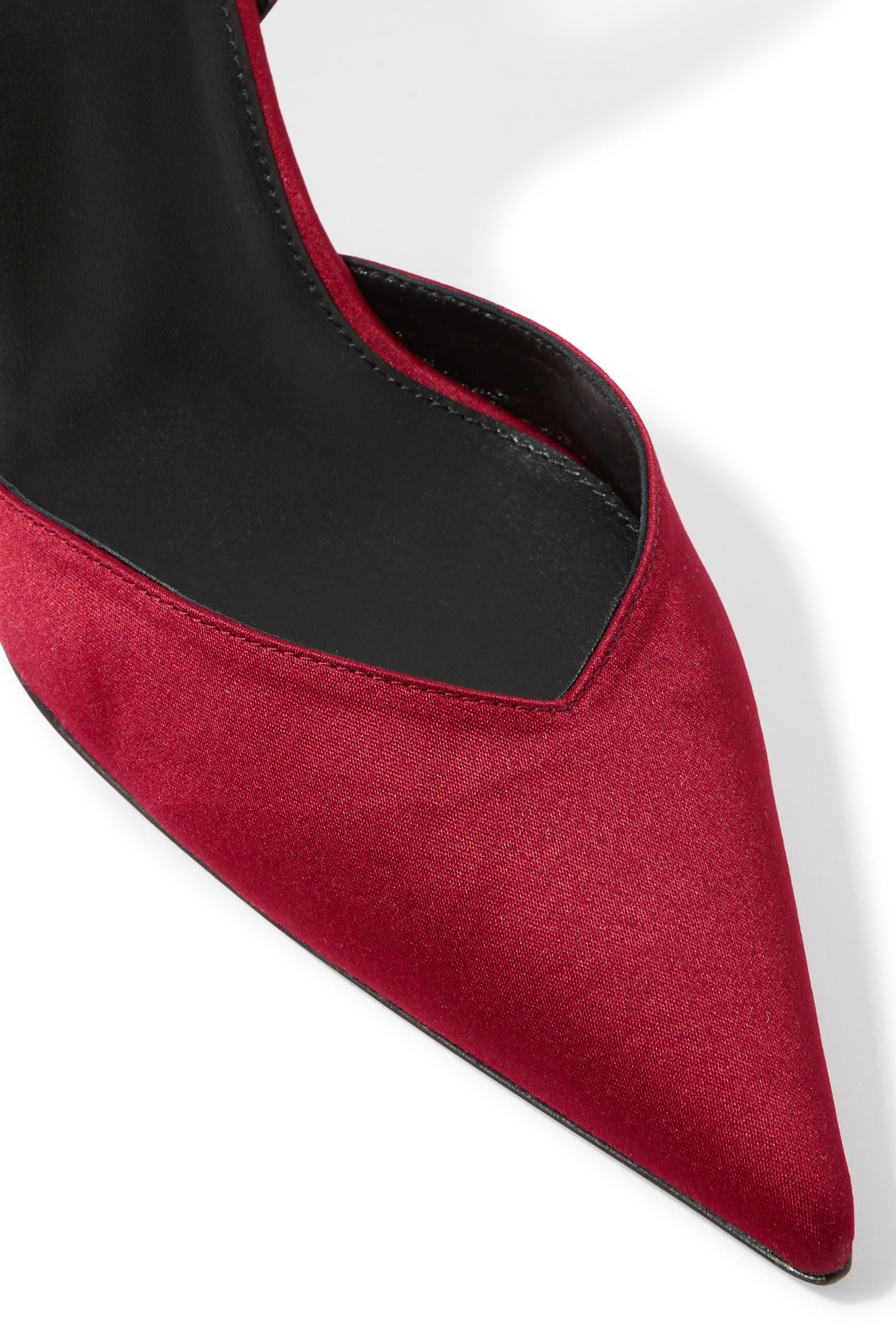 Satin 85 Slingback Pumps