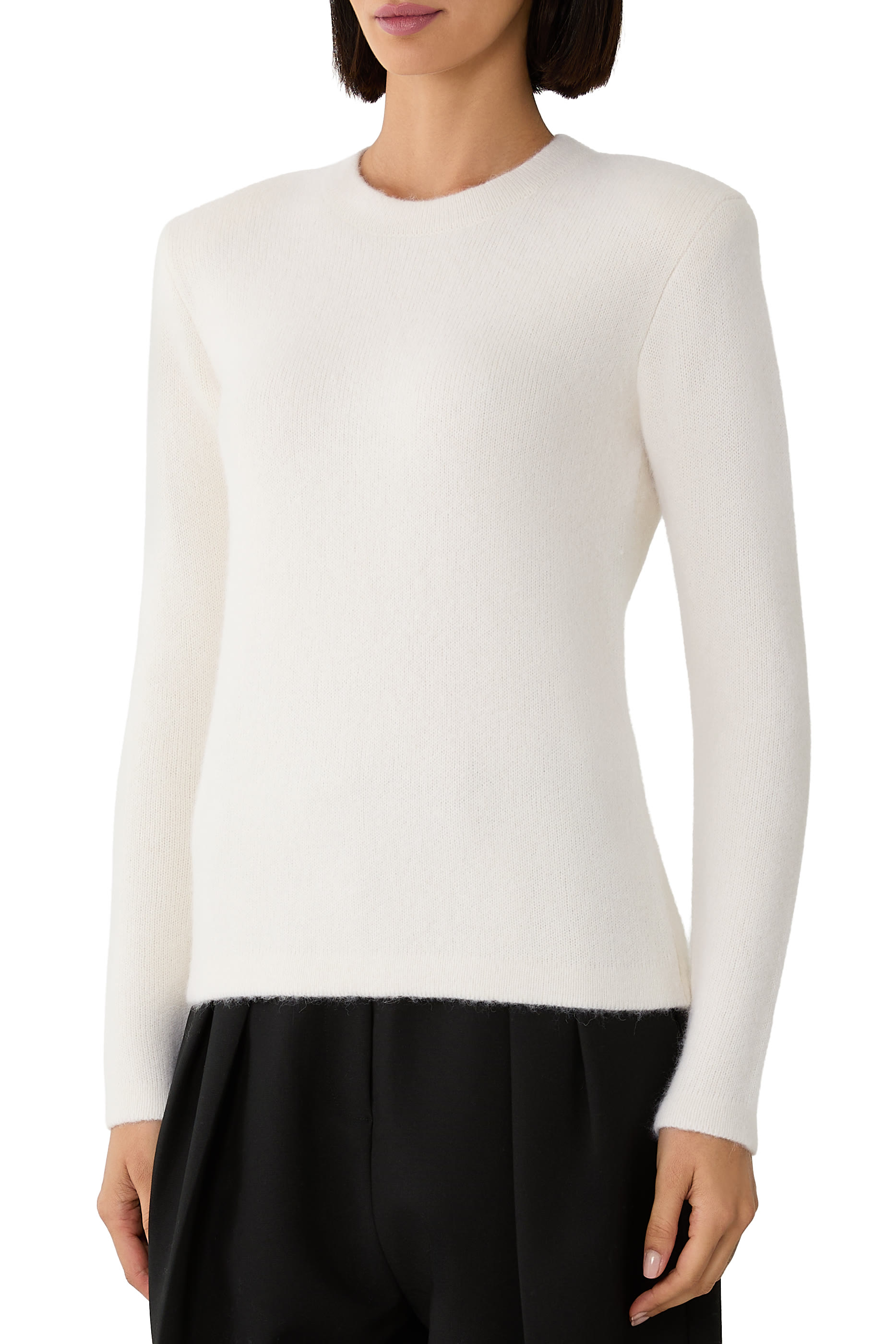 Structured Crew Knit